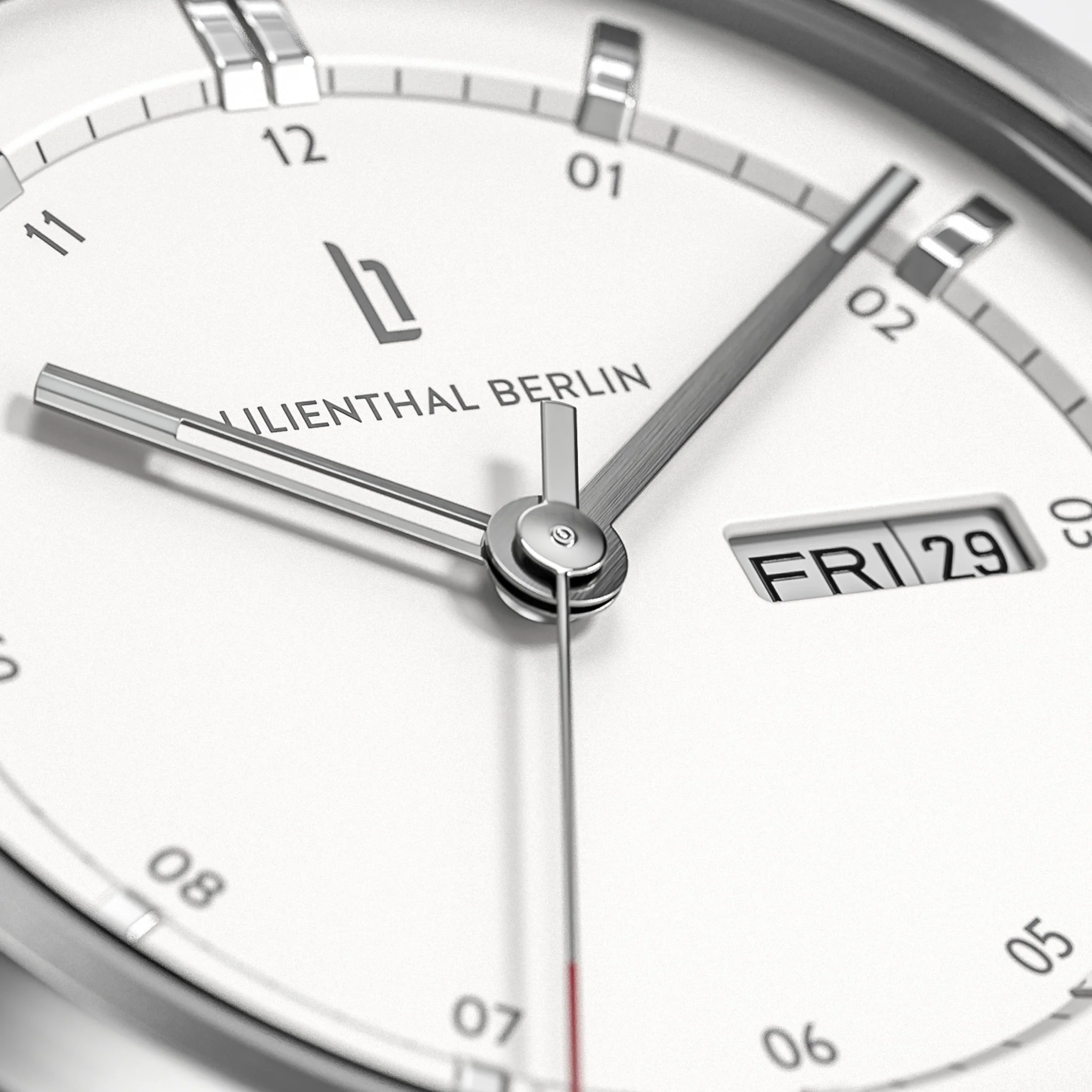 Neolux Day Date – Silver White - Image 4