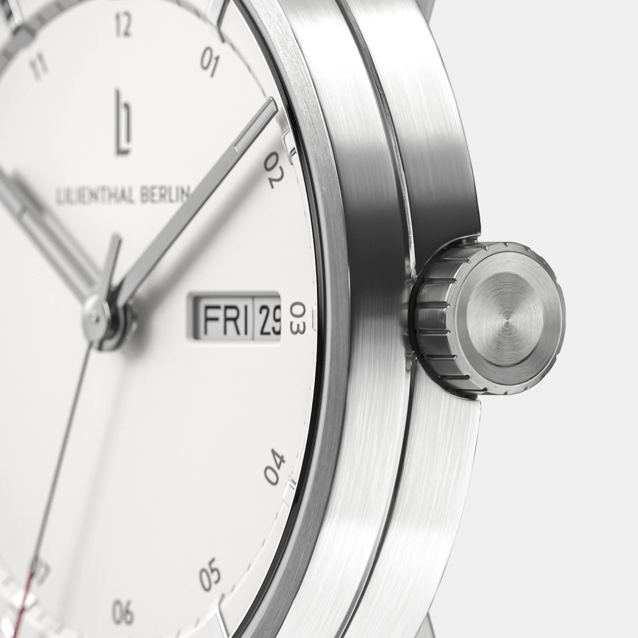 Neolux Day Date – Silver White - Image 5