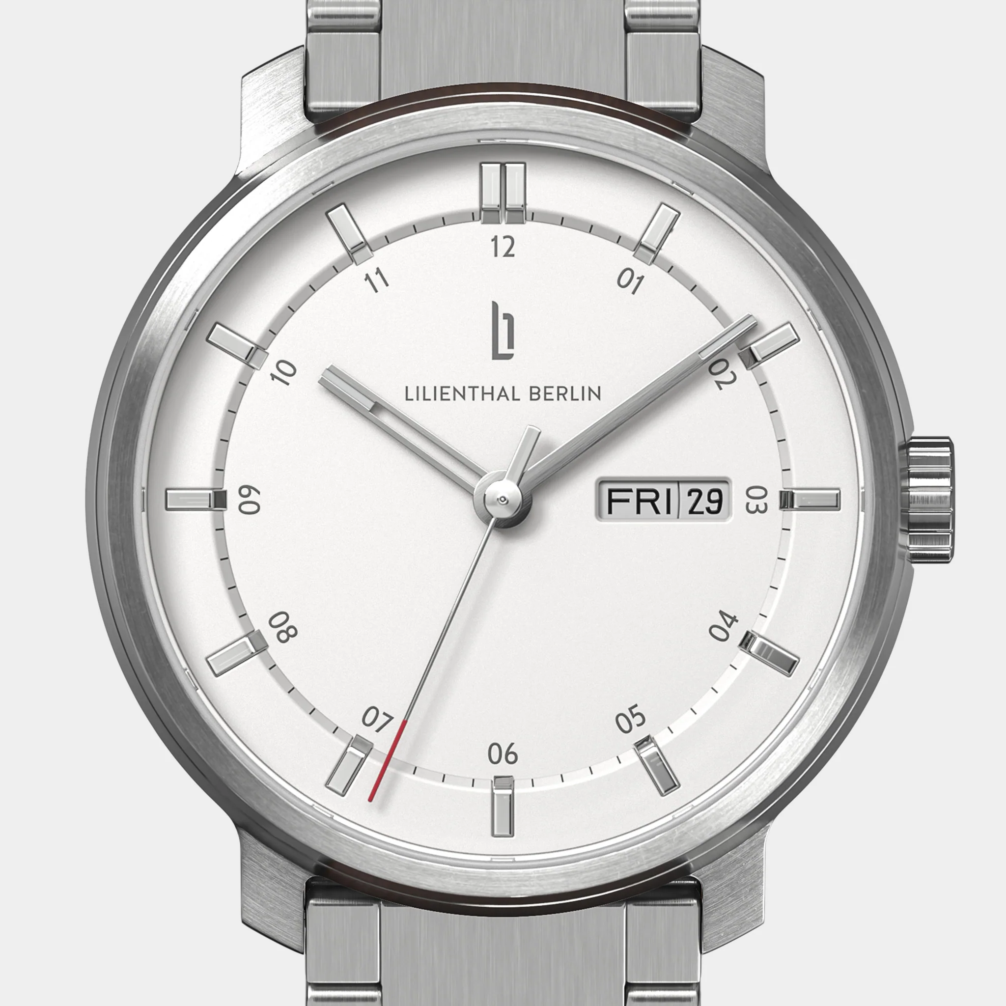 Neolux Day Date – Silver White - Image 6