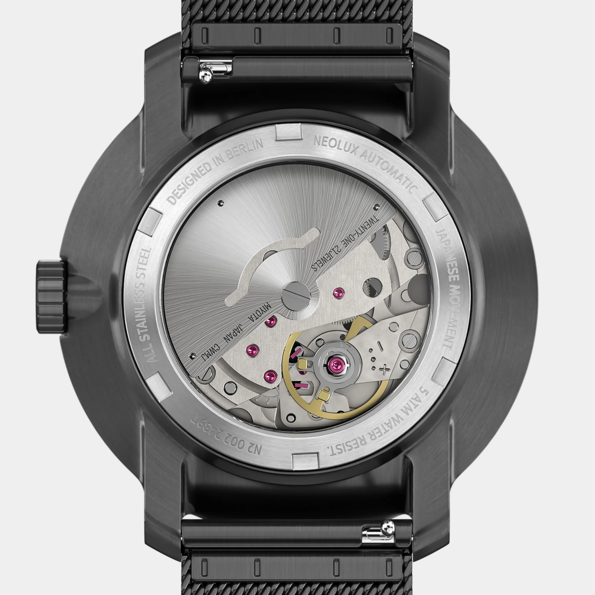Neolux Day Date – Dark Silver Blue - Image 8