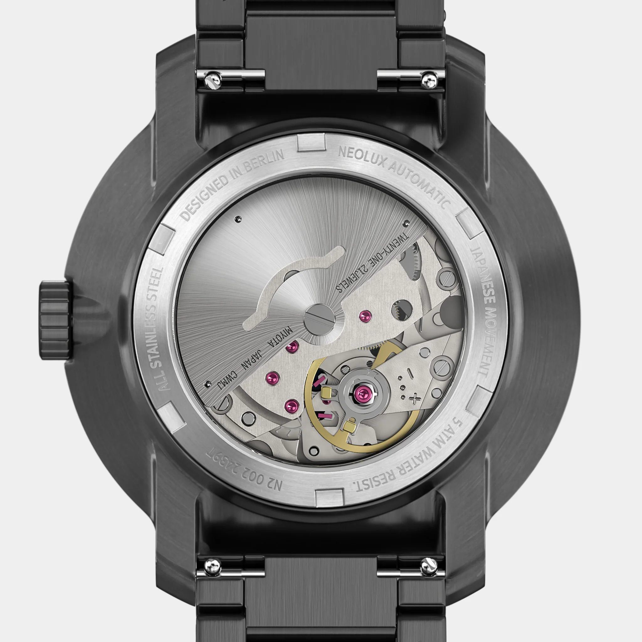 Neolux Day Date – Dark Silver Blue - Image 8