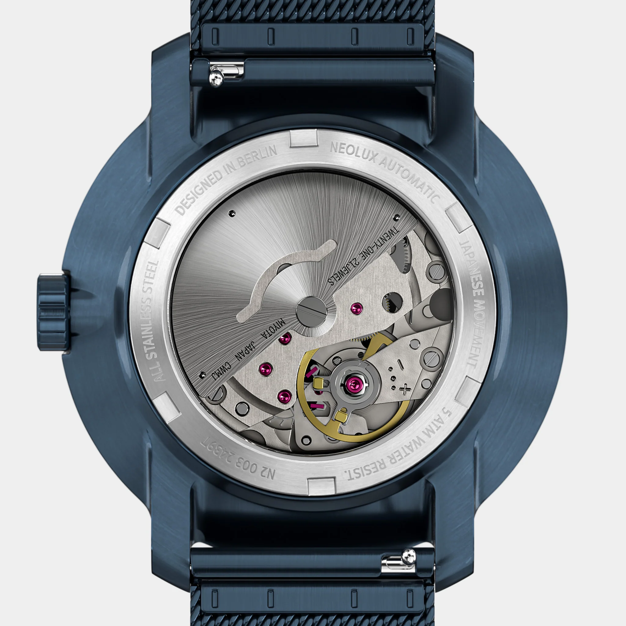 Neolux Day Date – Blue Rose Gold - Image 8