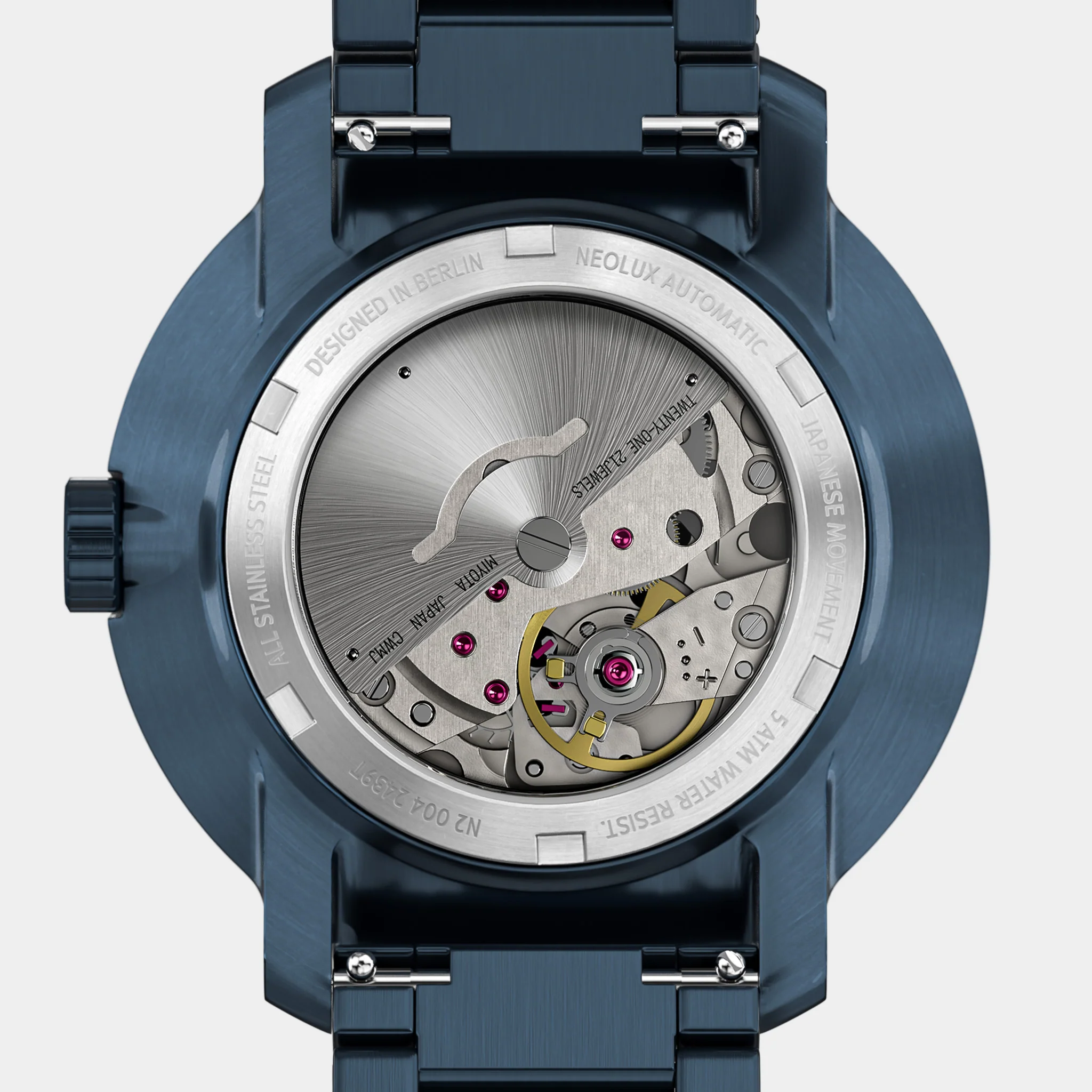 Neolux Day Date – Blue Rose Gold - Image 8