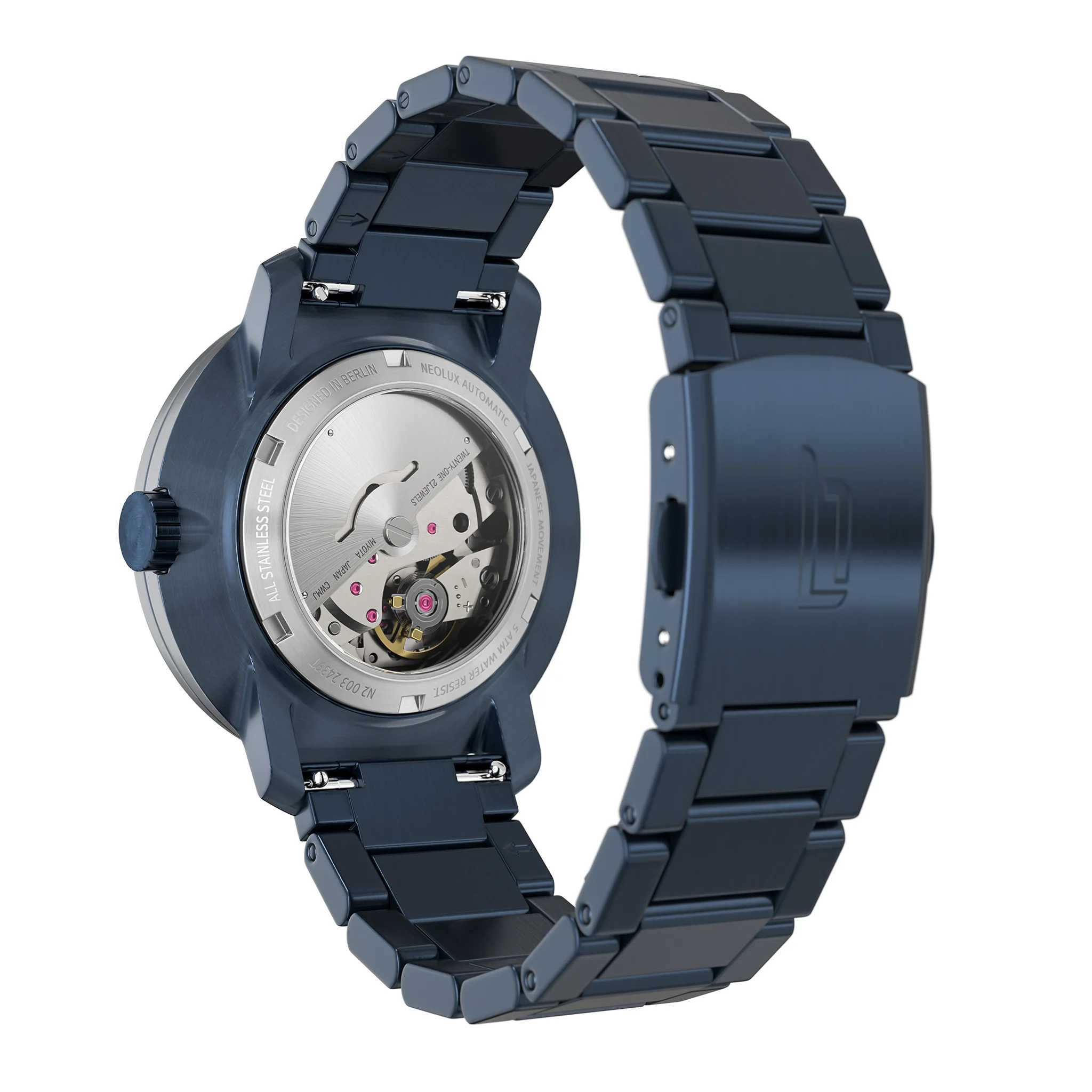Neolux Day Date – Blue Rose Gold - Image 9