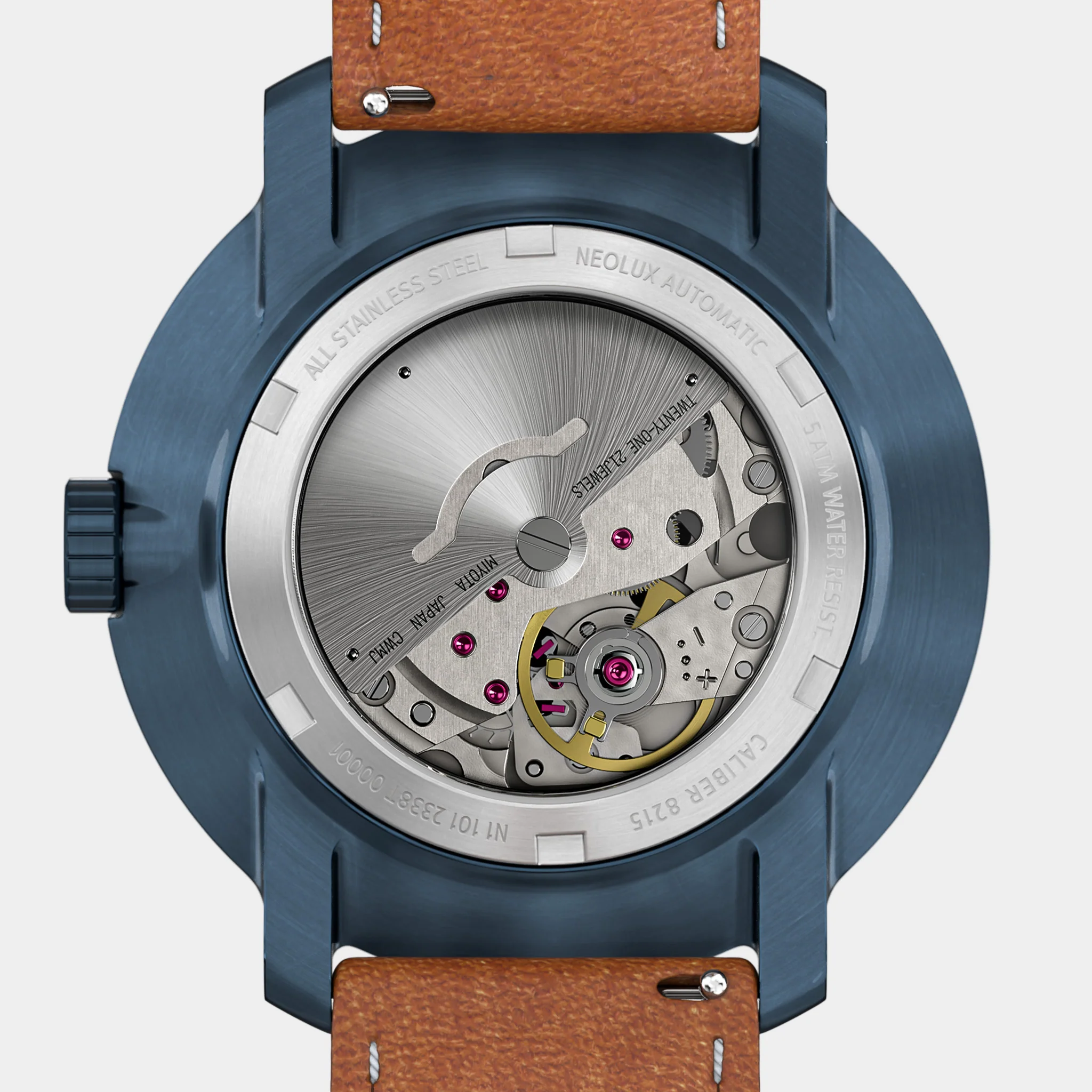 Neolux Day Date – Blue Rose Gold - Image 8