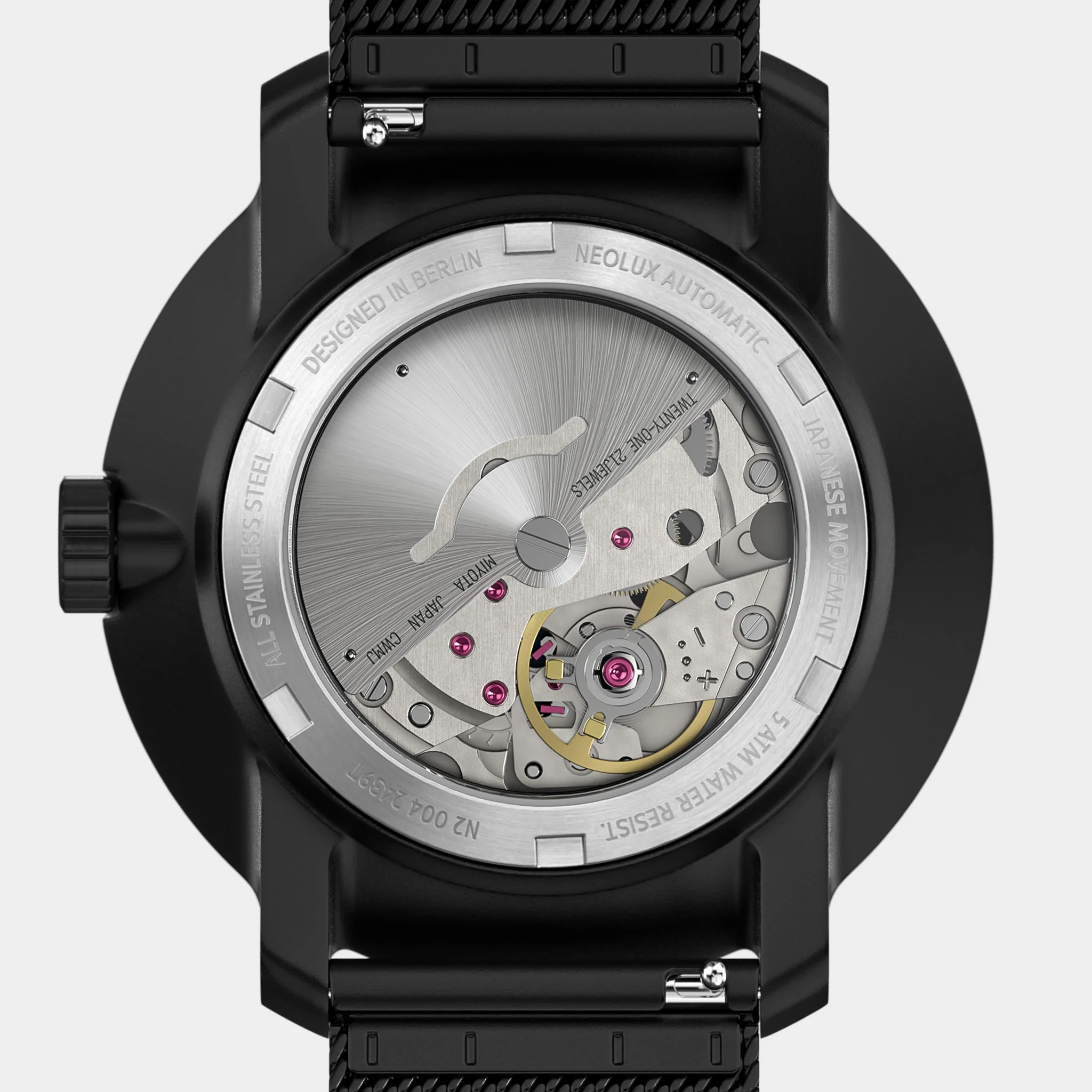 Neolux Day Date – Black Blue - Image 8