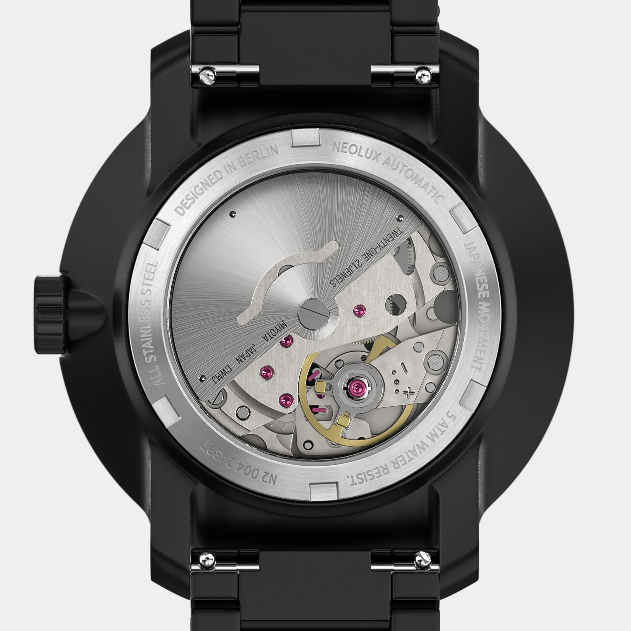 Neolux Day Date – Black Blue - Image 8