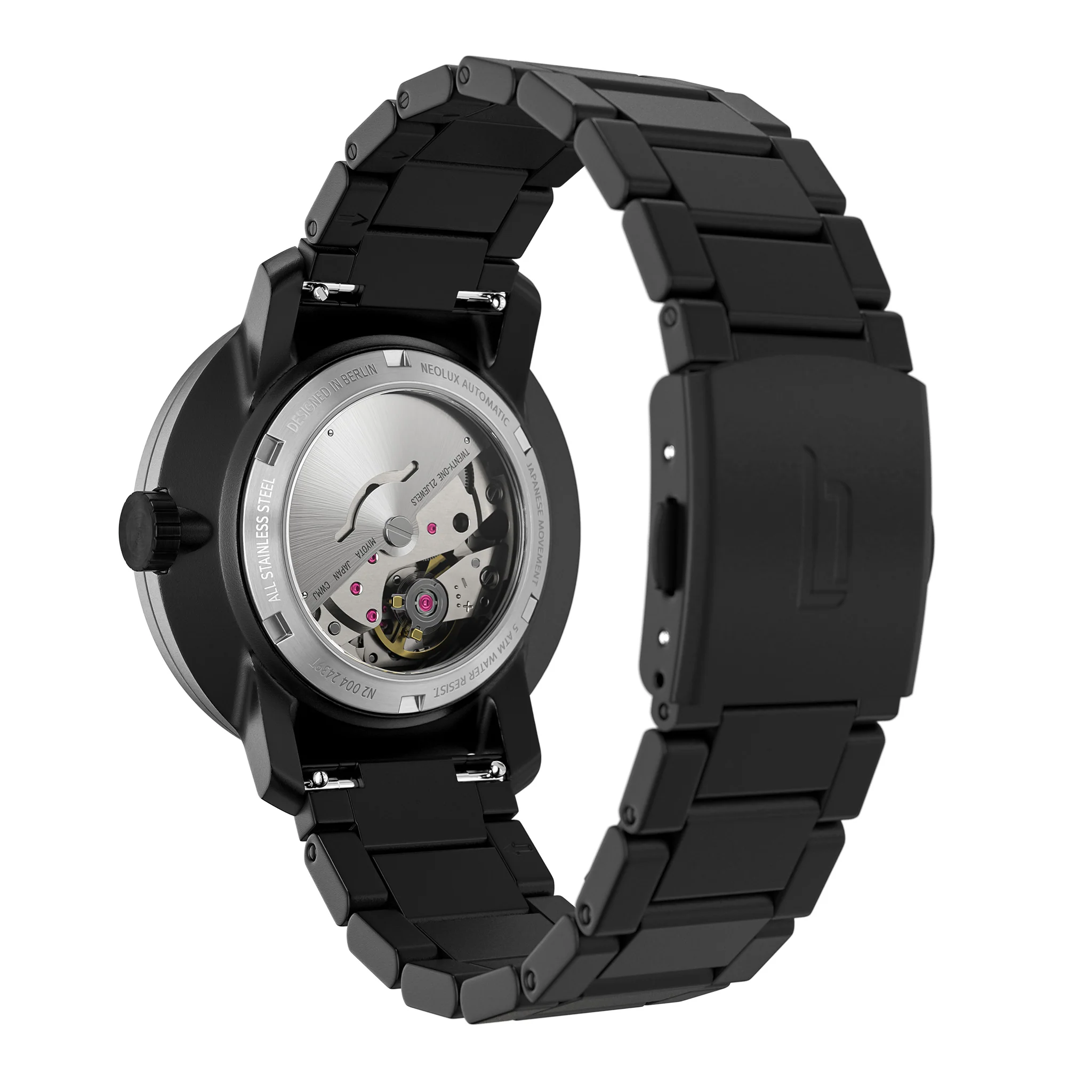 Neolux Day Date – Black Blue - Image 9