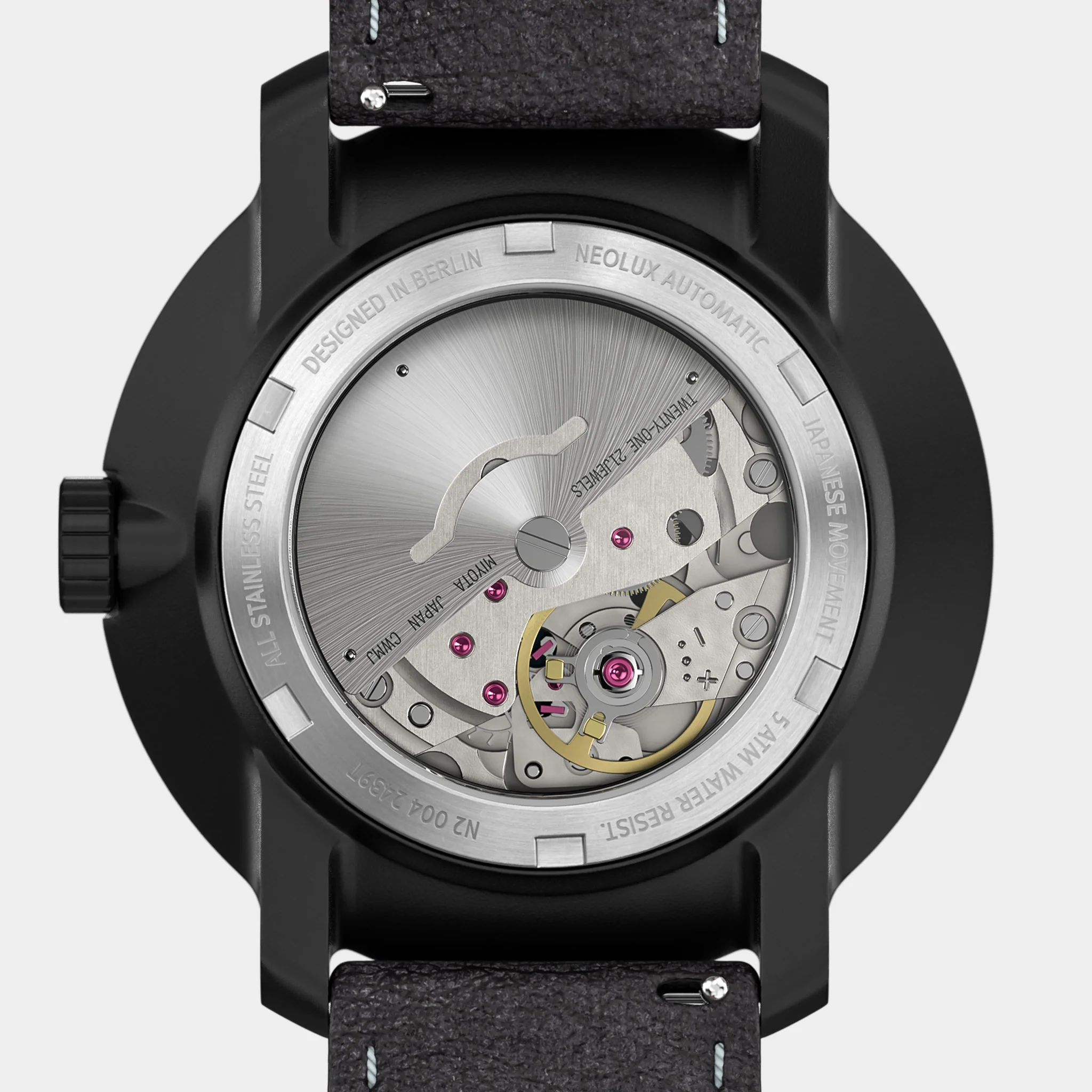 Neolux Day Date – Black Blue - Image 8