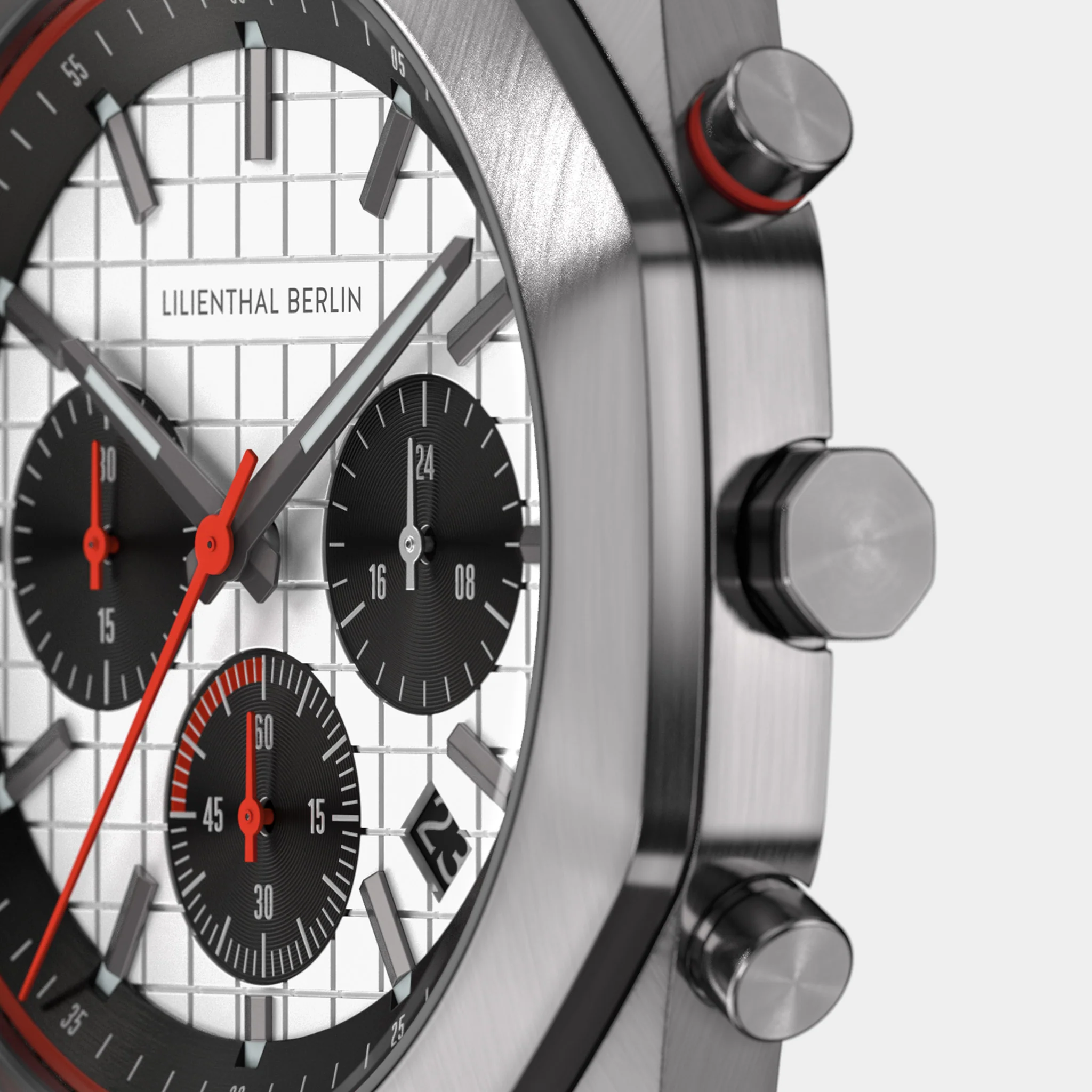 Octachrono – Silver Red - Image 6