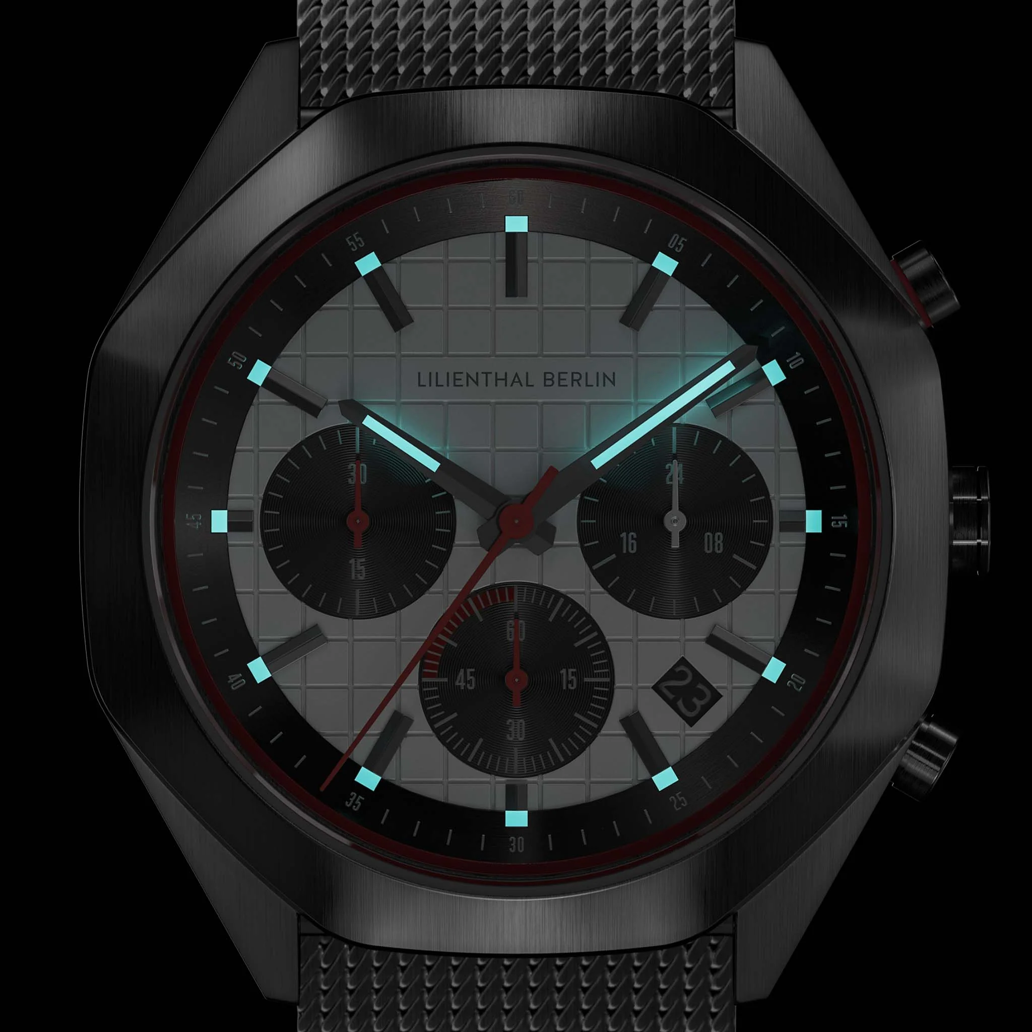Octachrono – Silver Red - Image 7