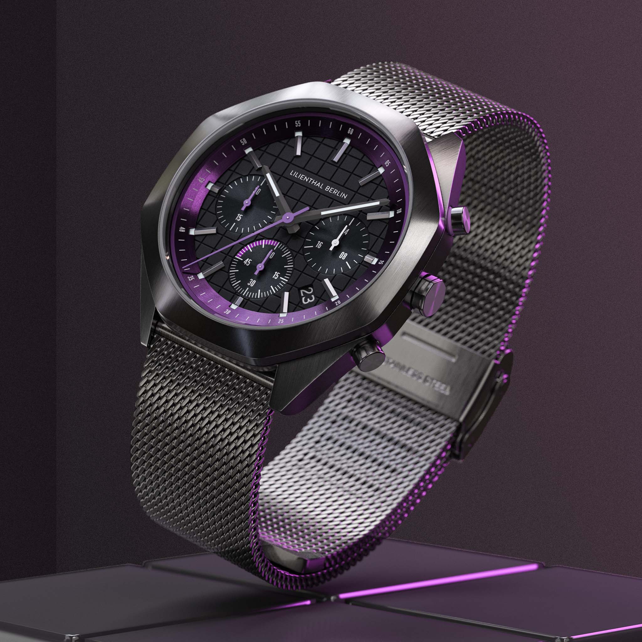 Octachrono – Dark Silver Purple - Image 3