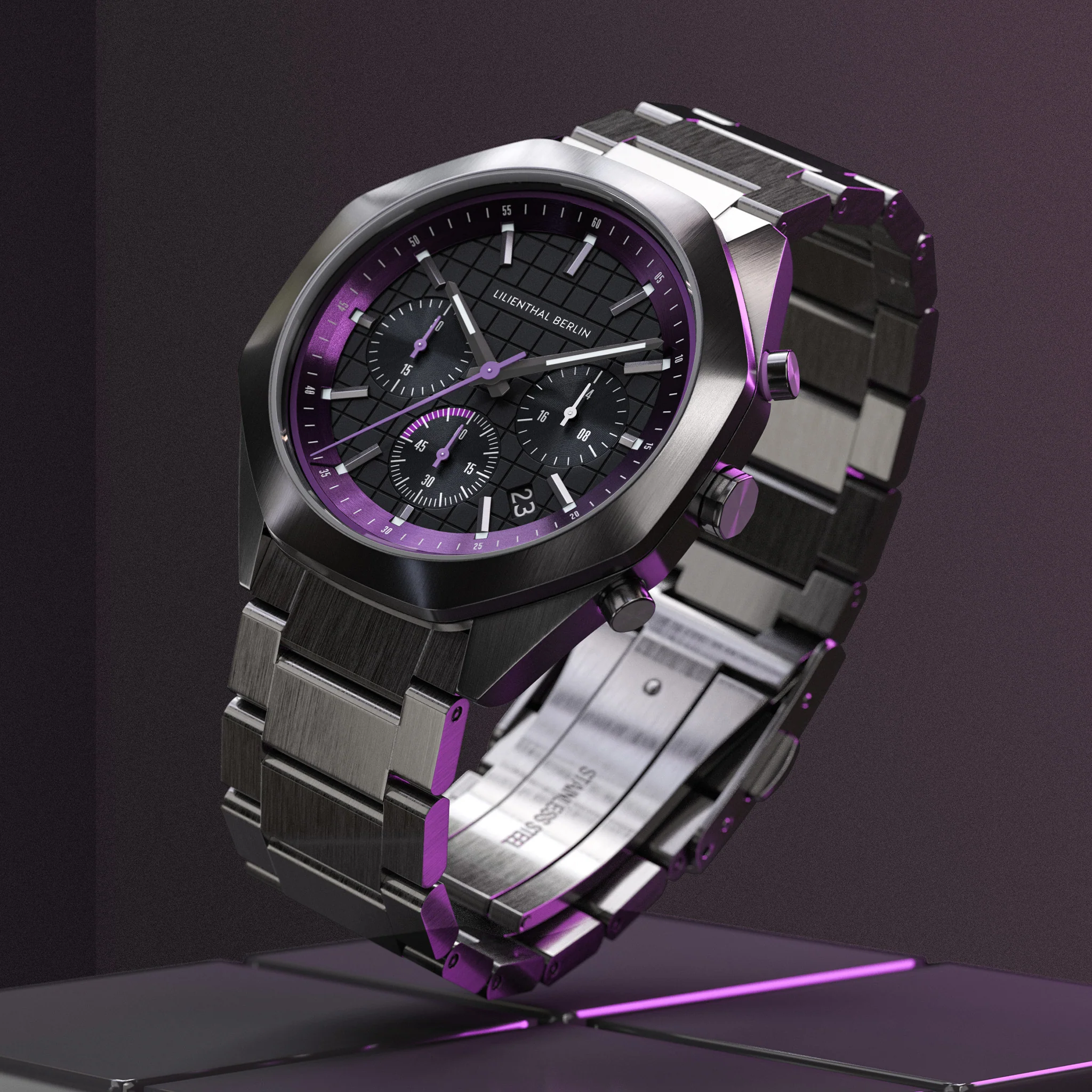 Octachrono – Dark Silver Purple - Image 3