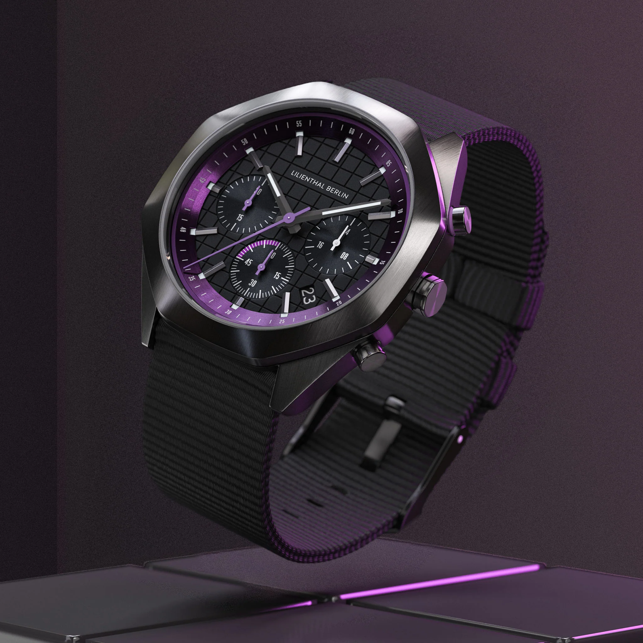 Octachrono – Dark Silver Purple - Image 3