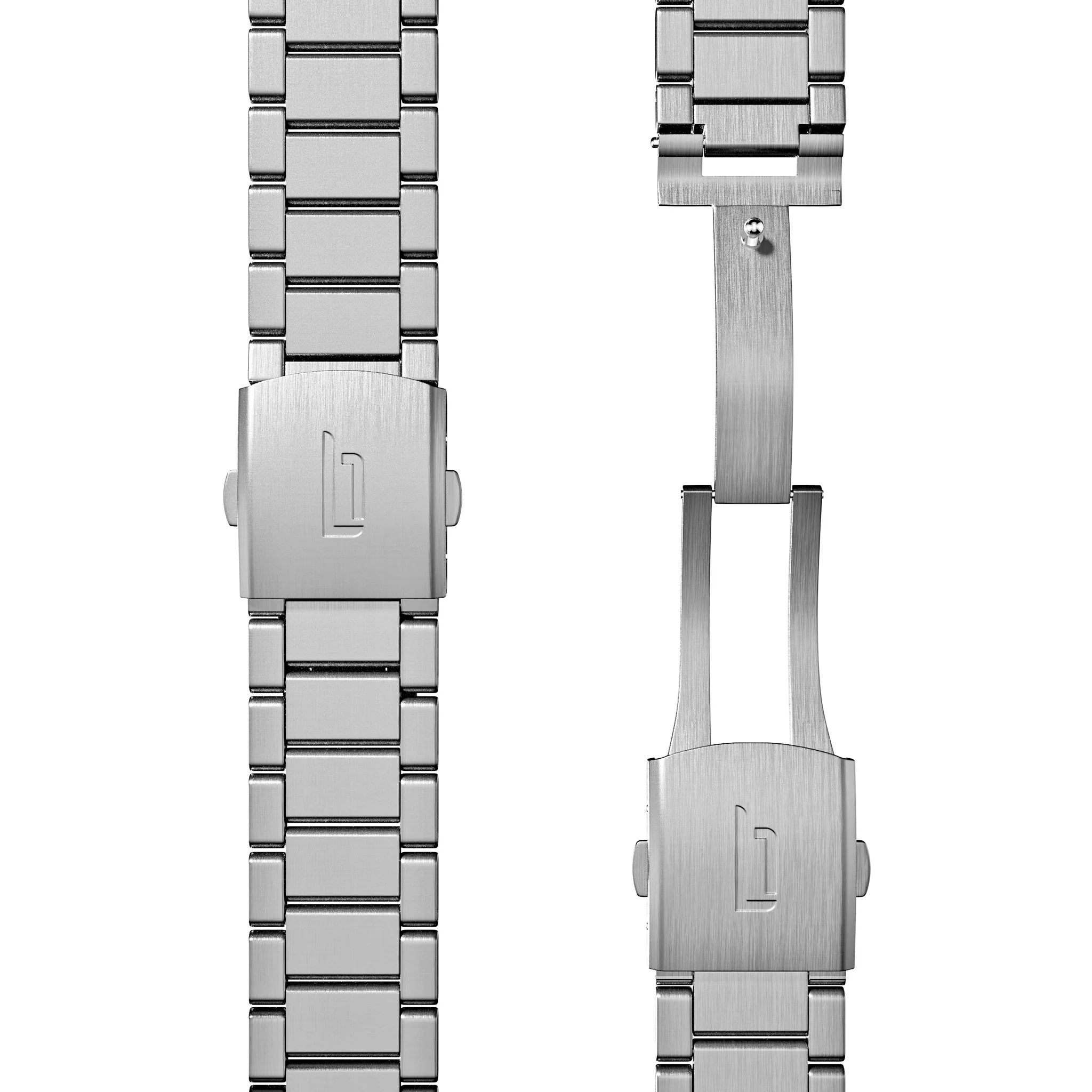 Stainless Steel Strap – Silver Brushed - Image 3
