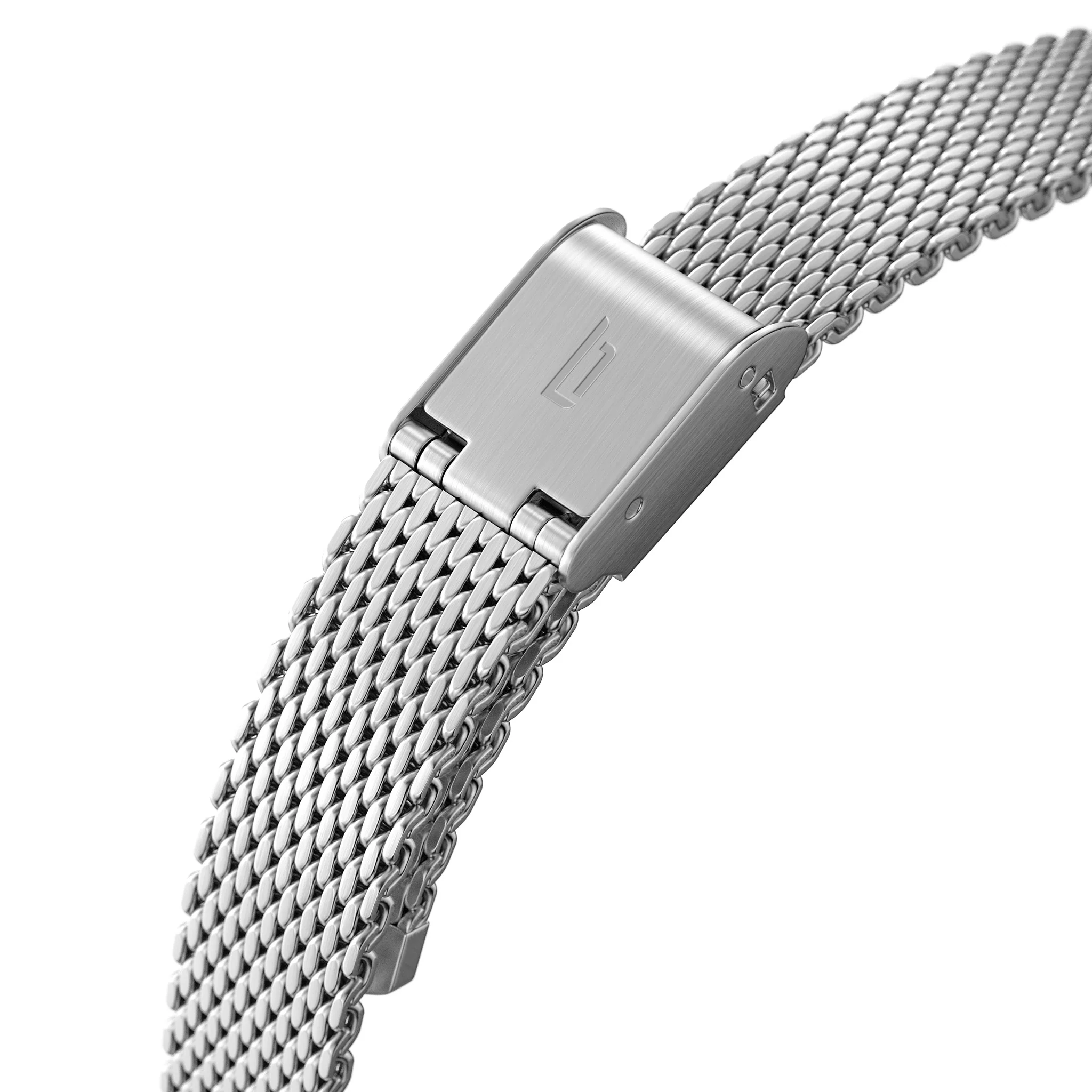 Mesh Strap – Silver Brushed - Image 2