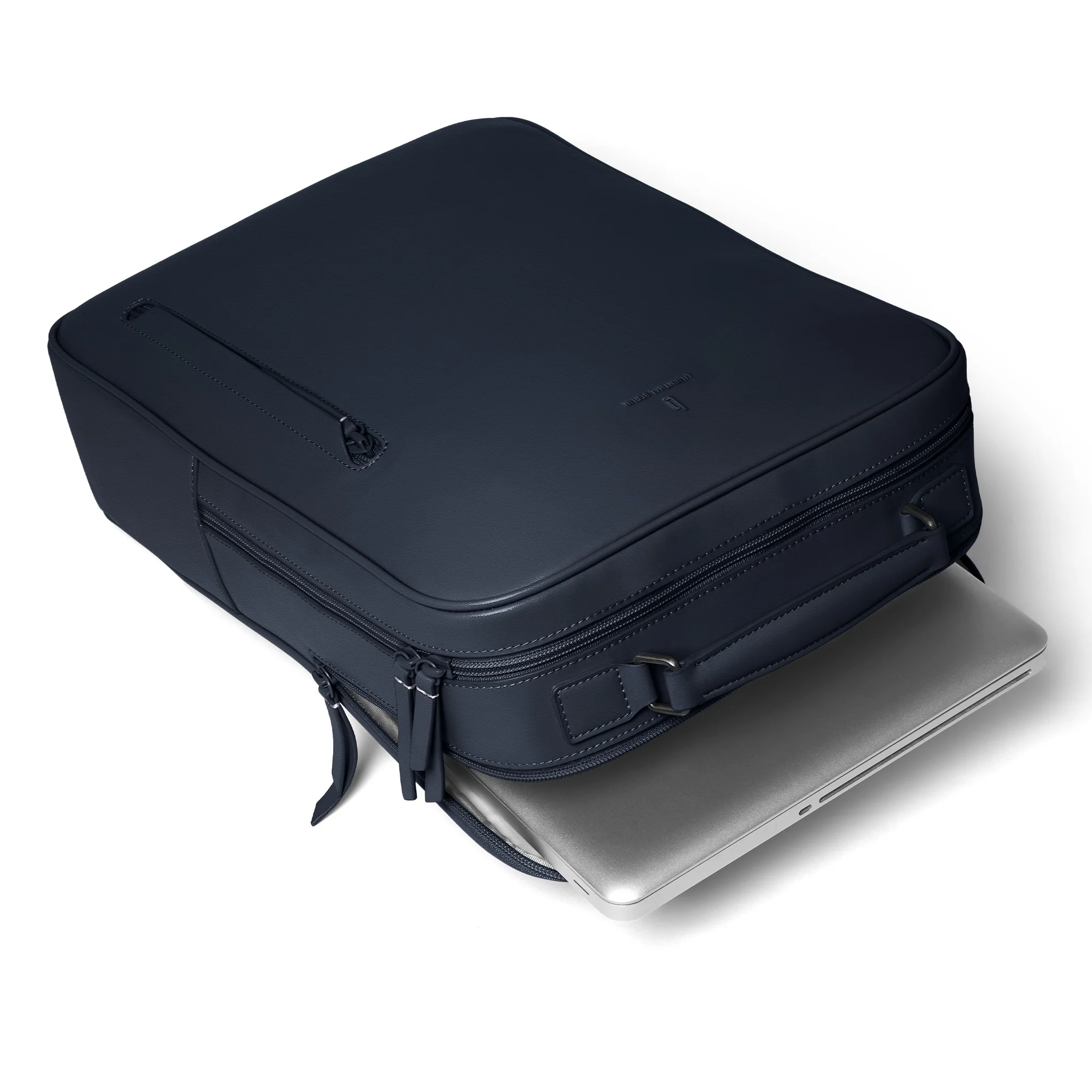 Virtuoso Minimalist Backpack – Navy Blue - Image 9