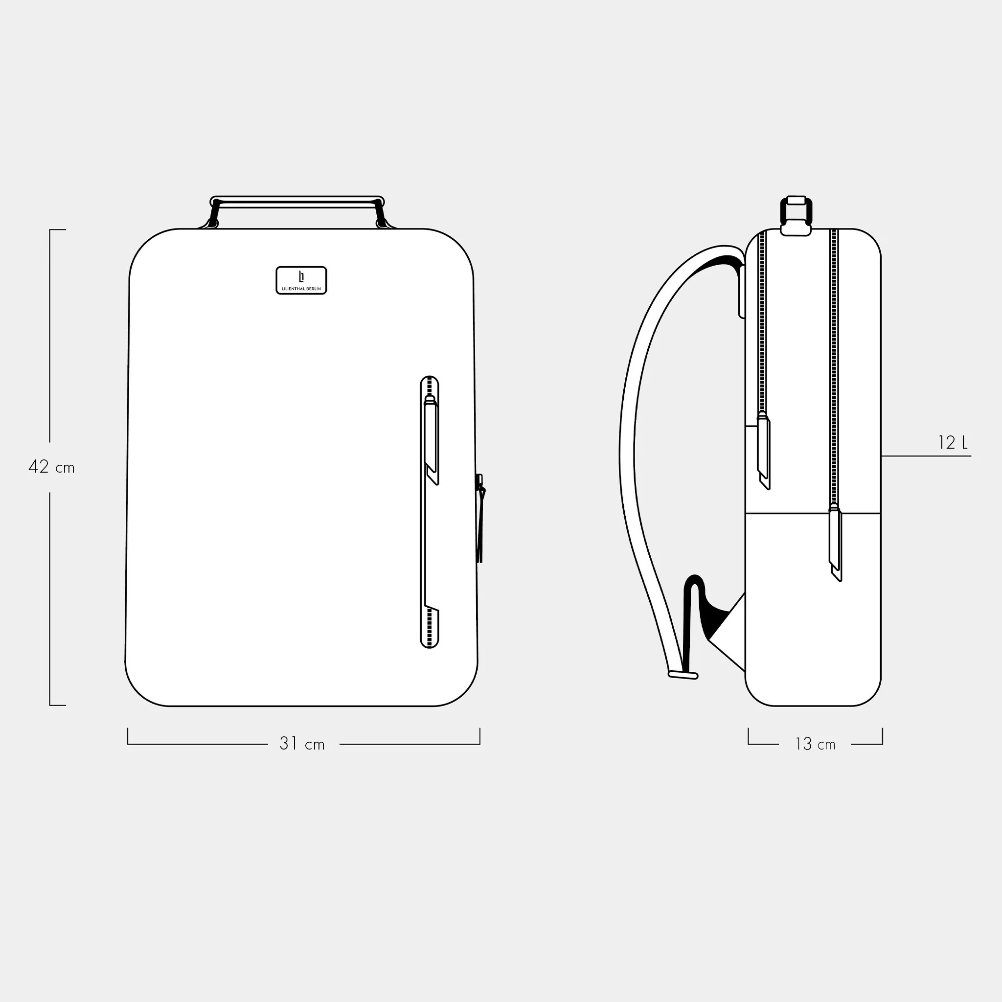 Virtuoso Minimalist Backpack – Sand - Image 7