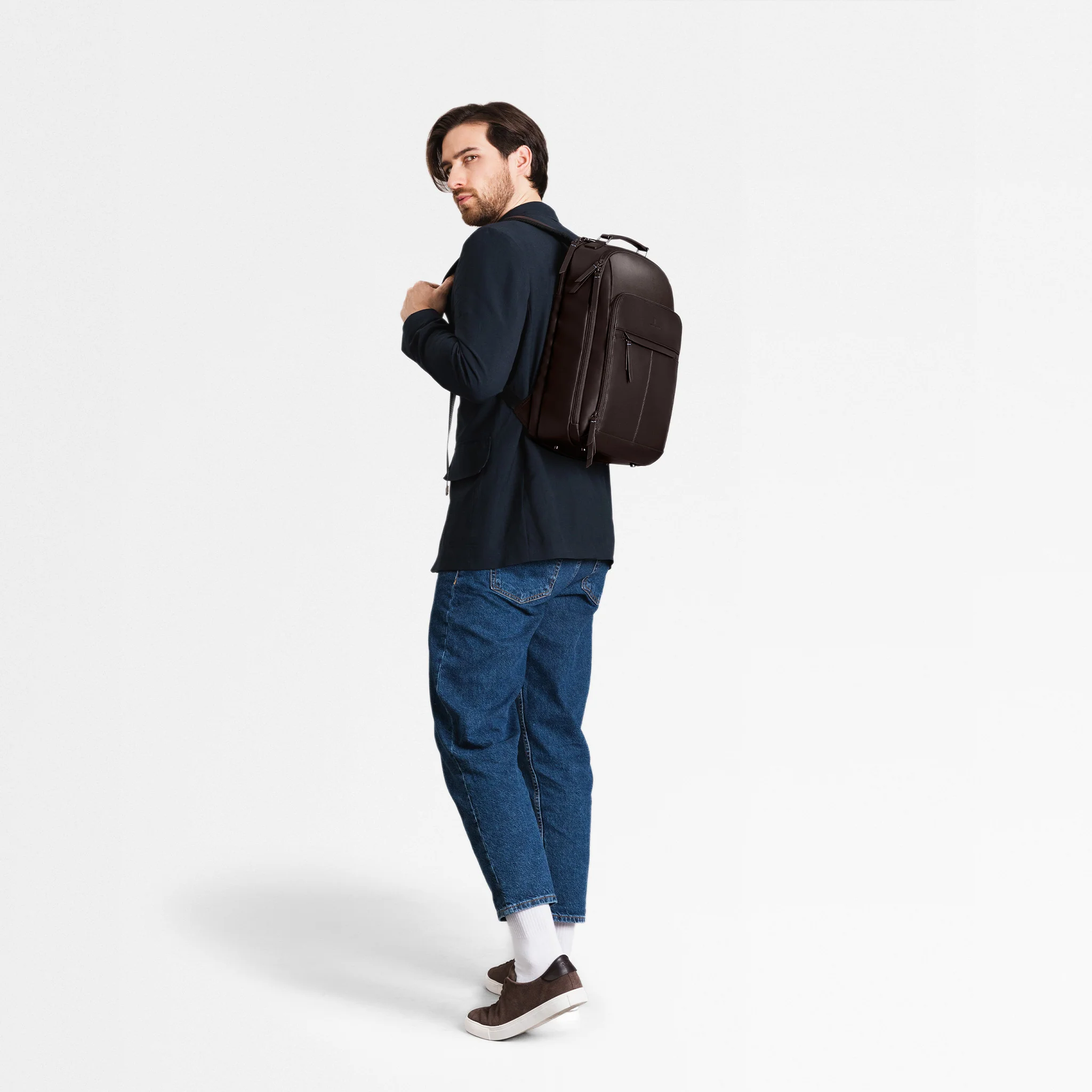 Virtuoso Essential Backpack – Dark Brown - Image 5