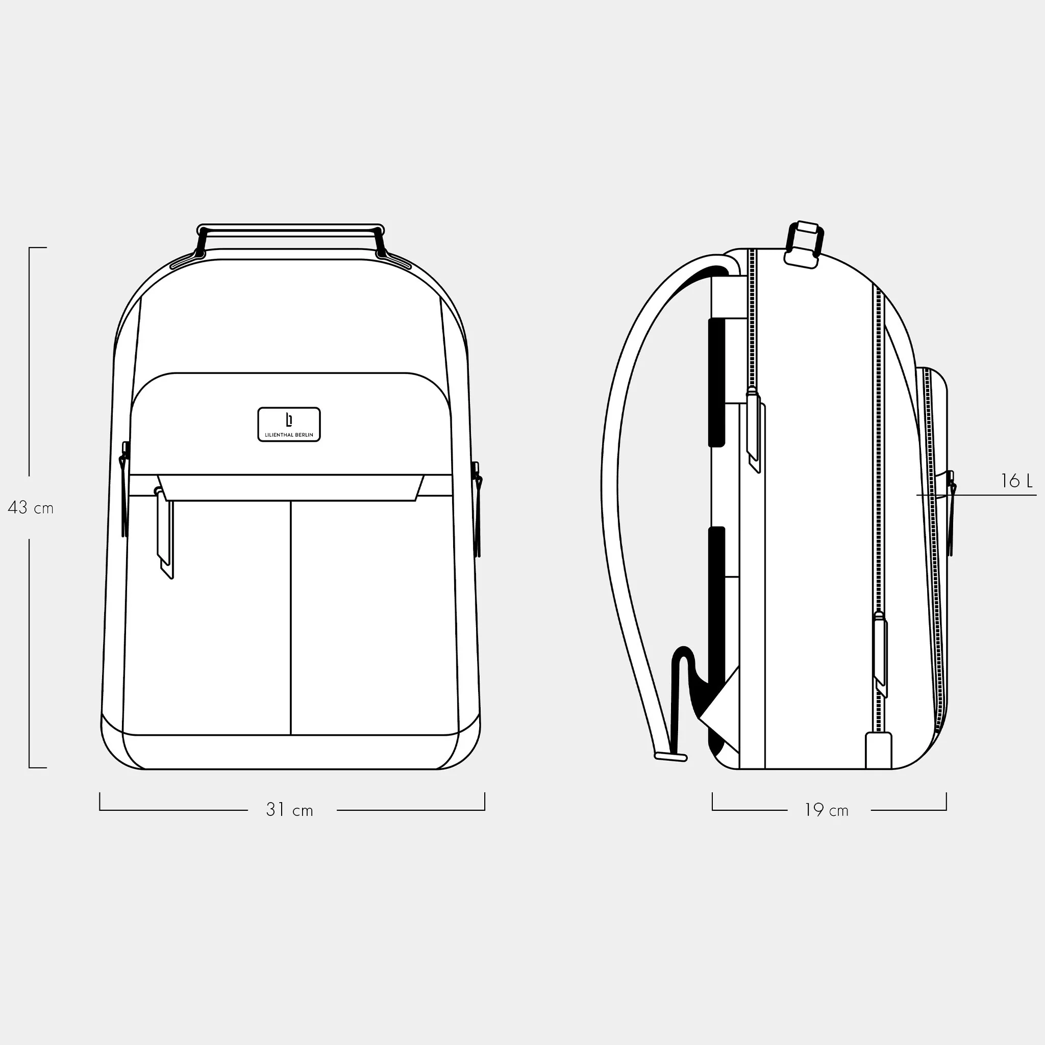 Virtuoso Essential Backpack – Dark Brown - Image 7