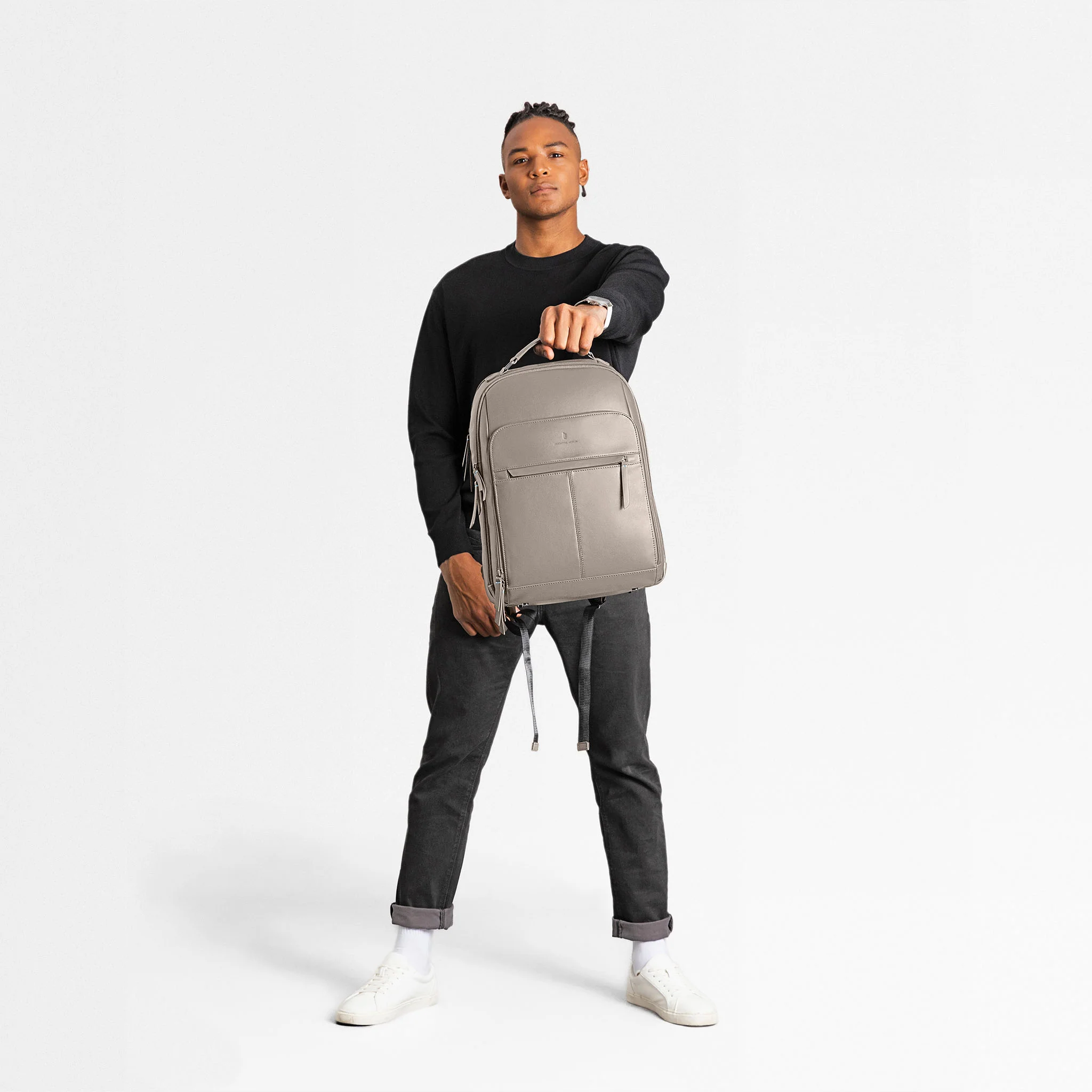 Virtuoso Essential Backpack – Light Gray - Image 3