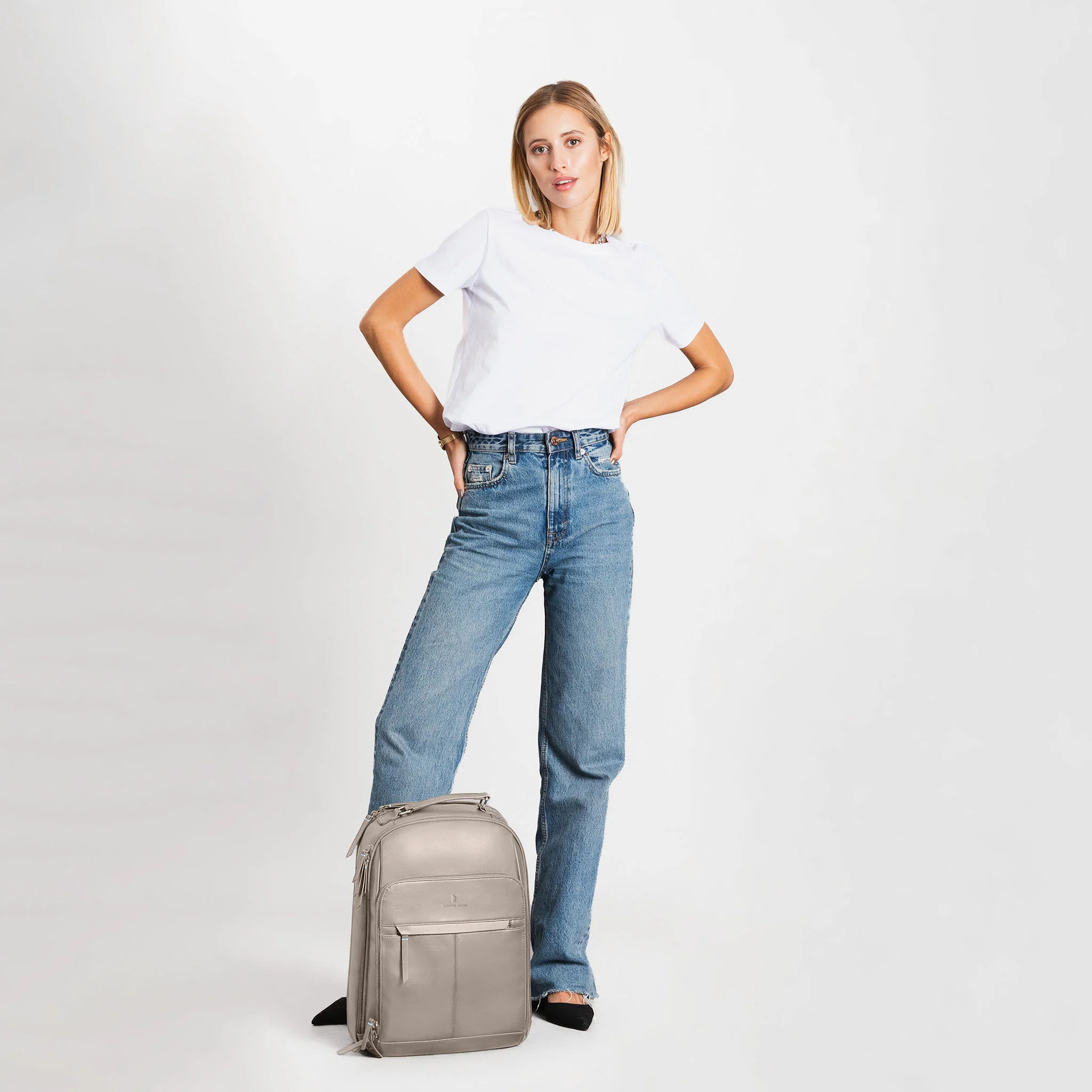 Virtuoso Essential Backpack – Light Gray - Image 4