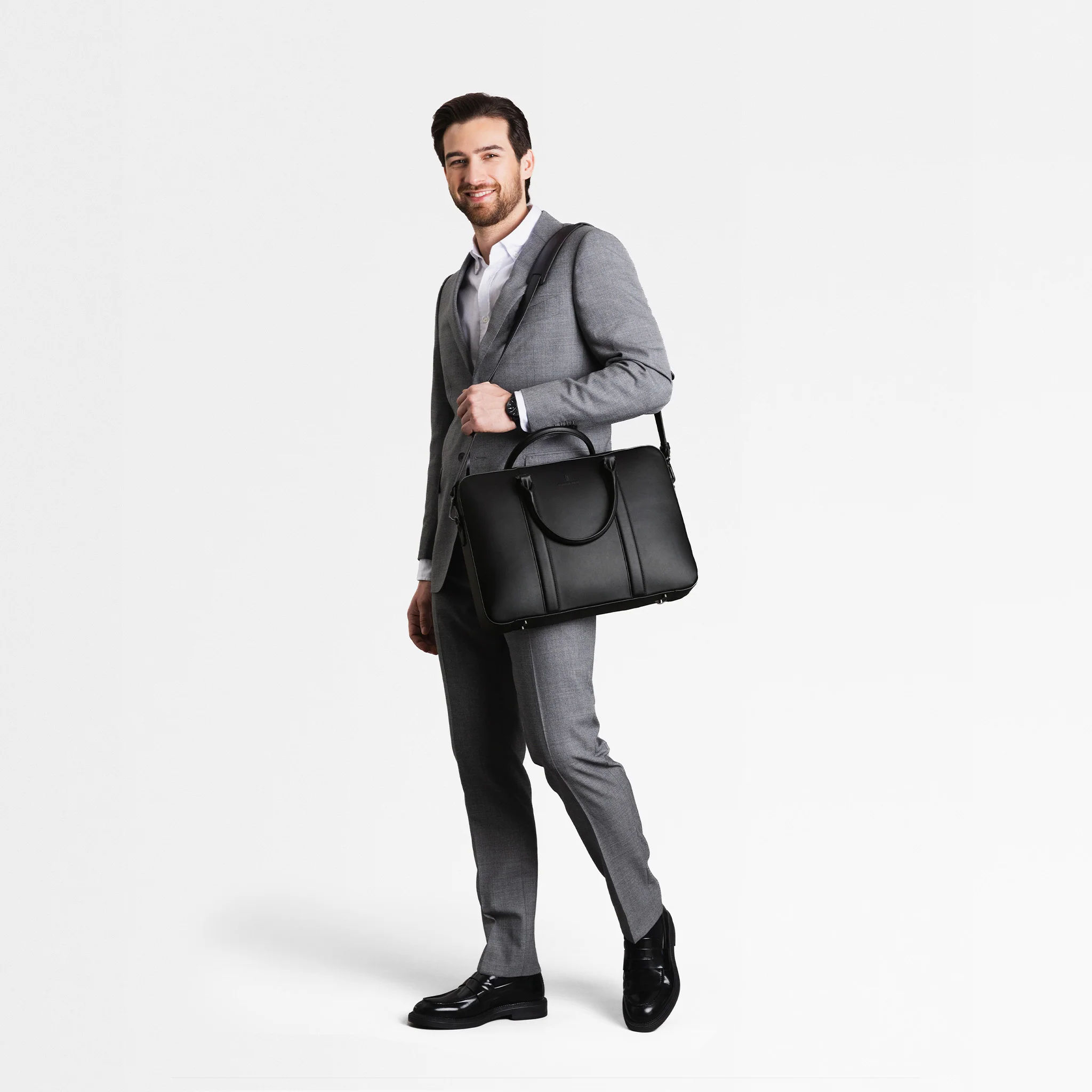 Virtuoso Classic Briefcase – Black - Image 5