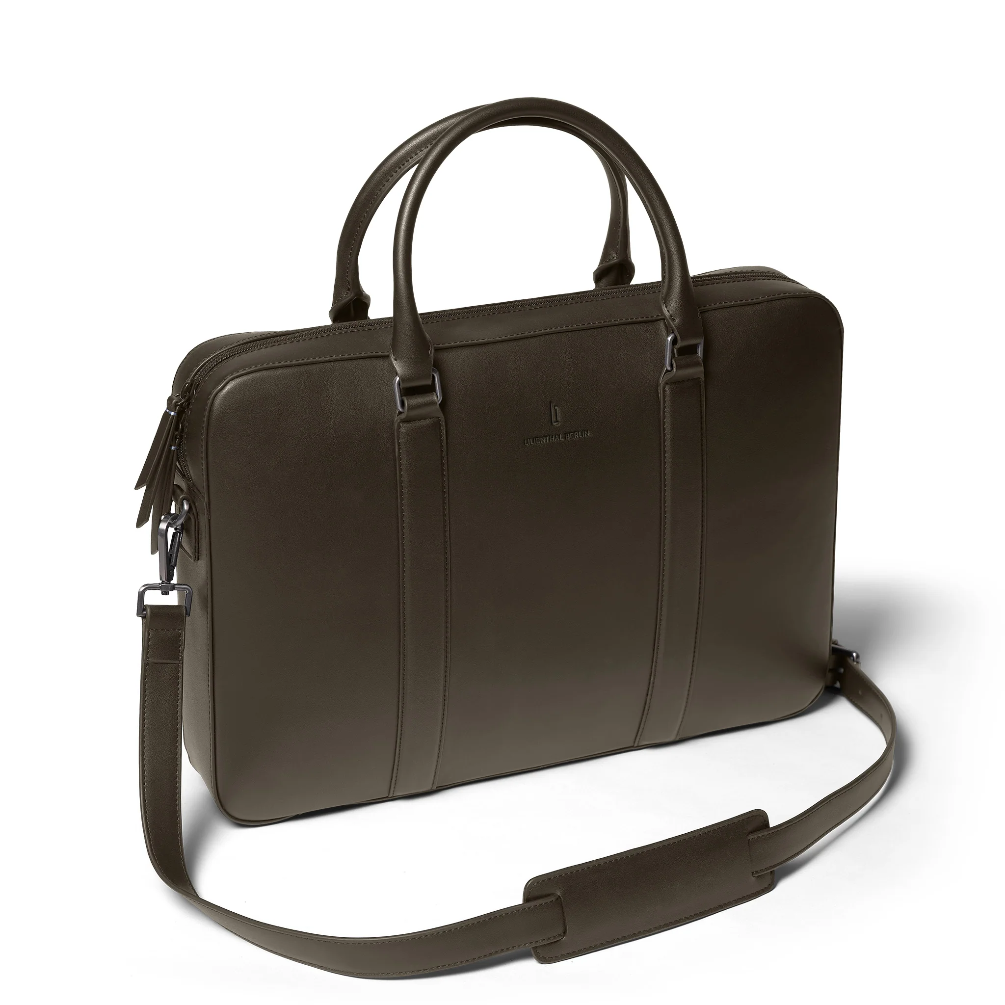 Virtuoso Classic Briefcase – Khaki - Image 3