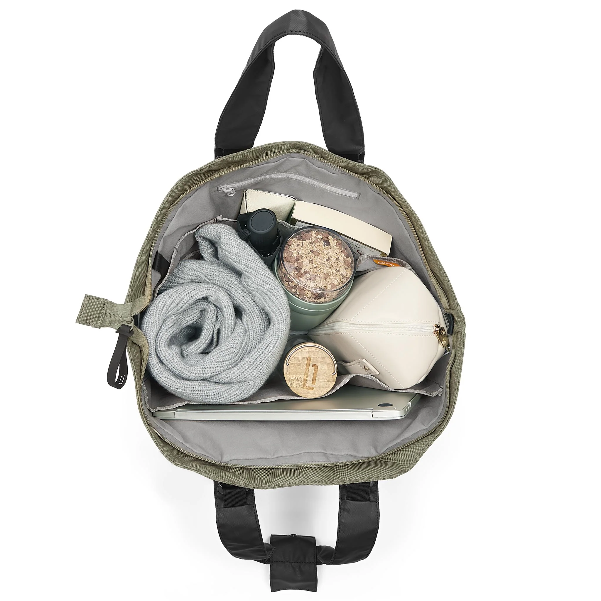 Urbaneer Tote Bag Utility+ – Olive Green - Image 7