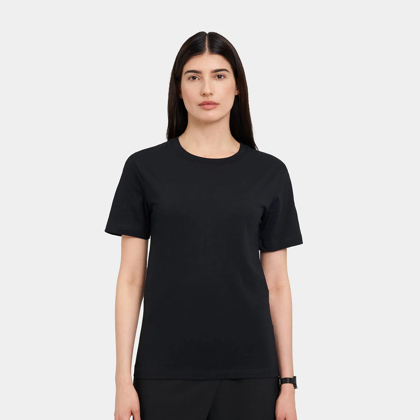 Circular T-Shirt – Black - Image 7