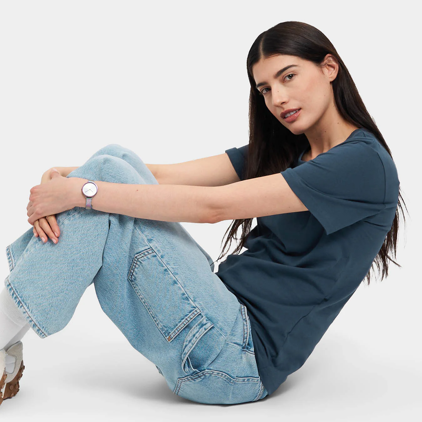 Circular T-Shirt – Navy - Image 2