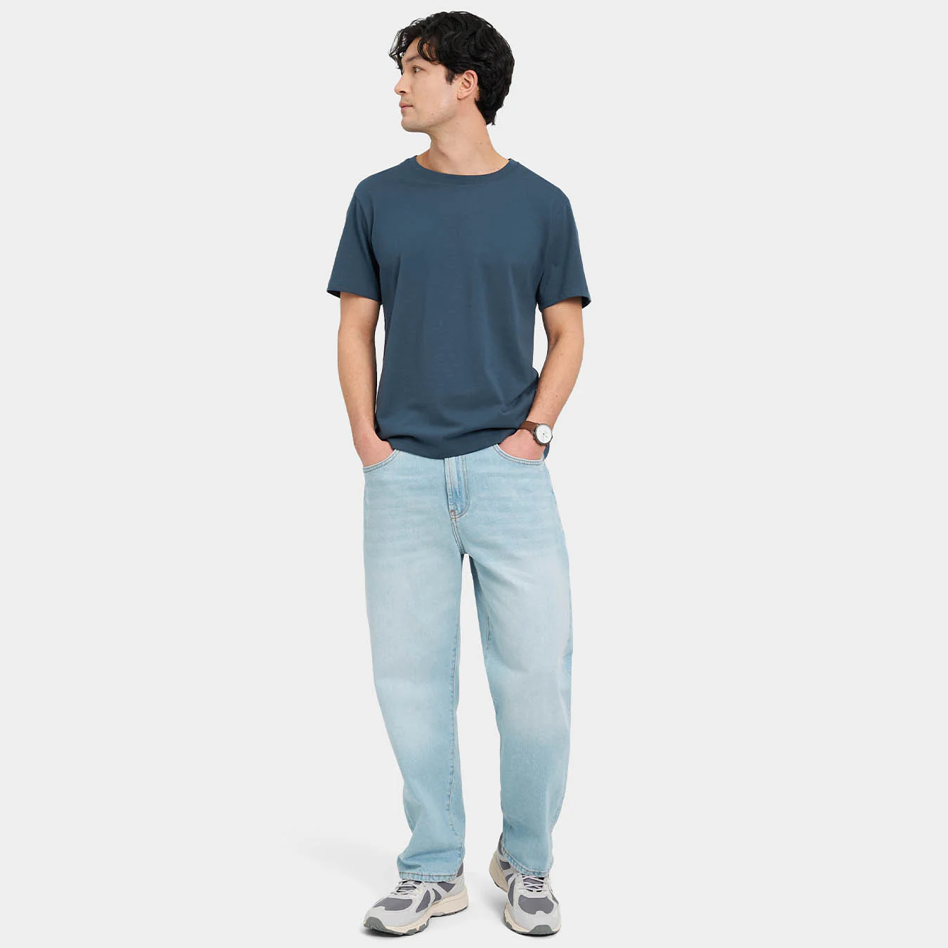 Circular T-Shirt – Navy - Image 6