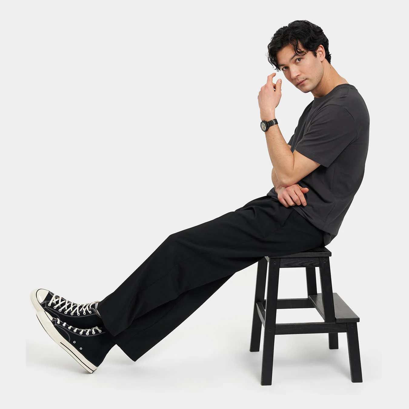 Circular T-Shirt – Dark Gray - Image 6