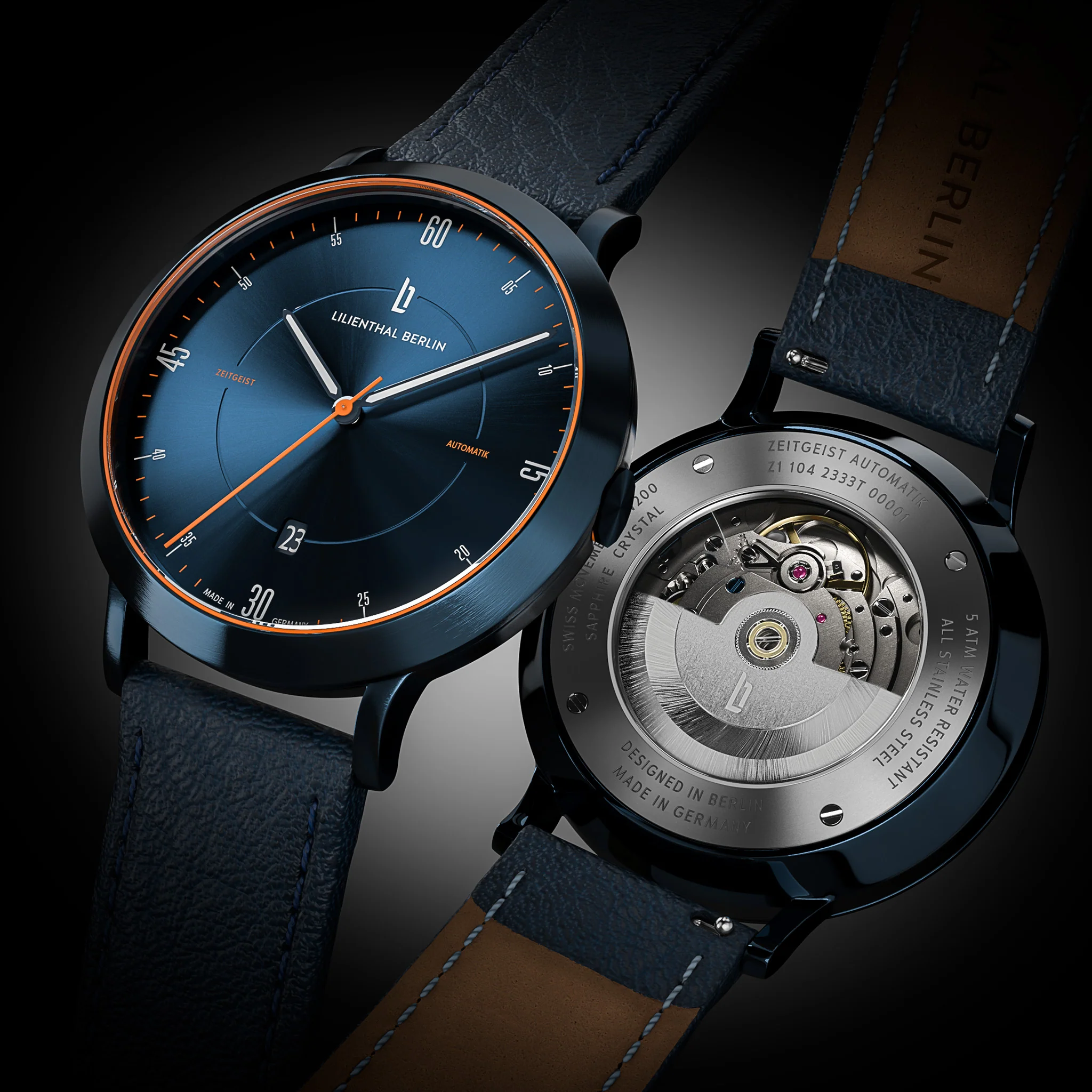 Zeitgeist Automatik – Blue Orange - Image 4