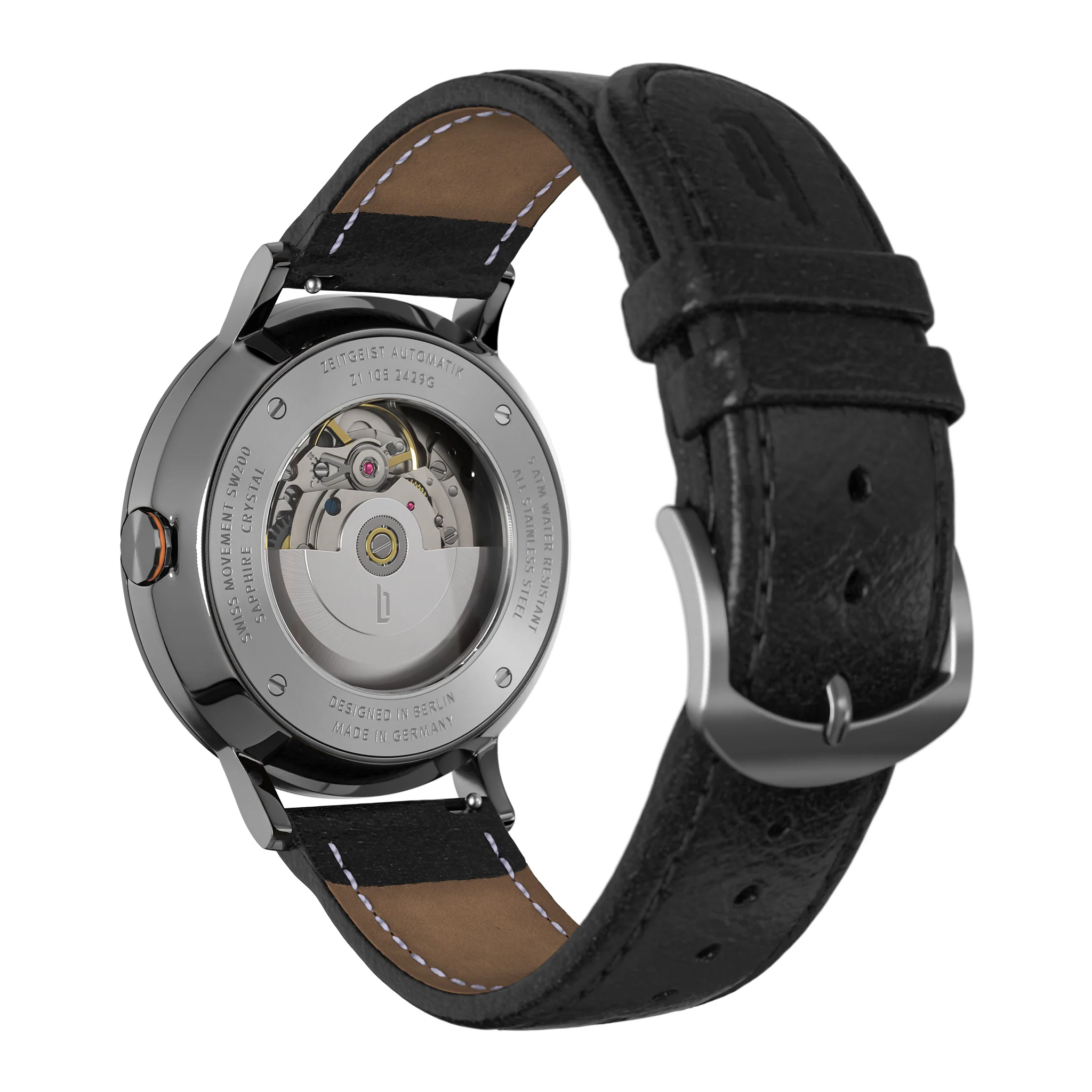 Zeitgeist Automatik – Dark Silver Orange - Image 10