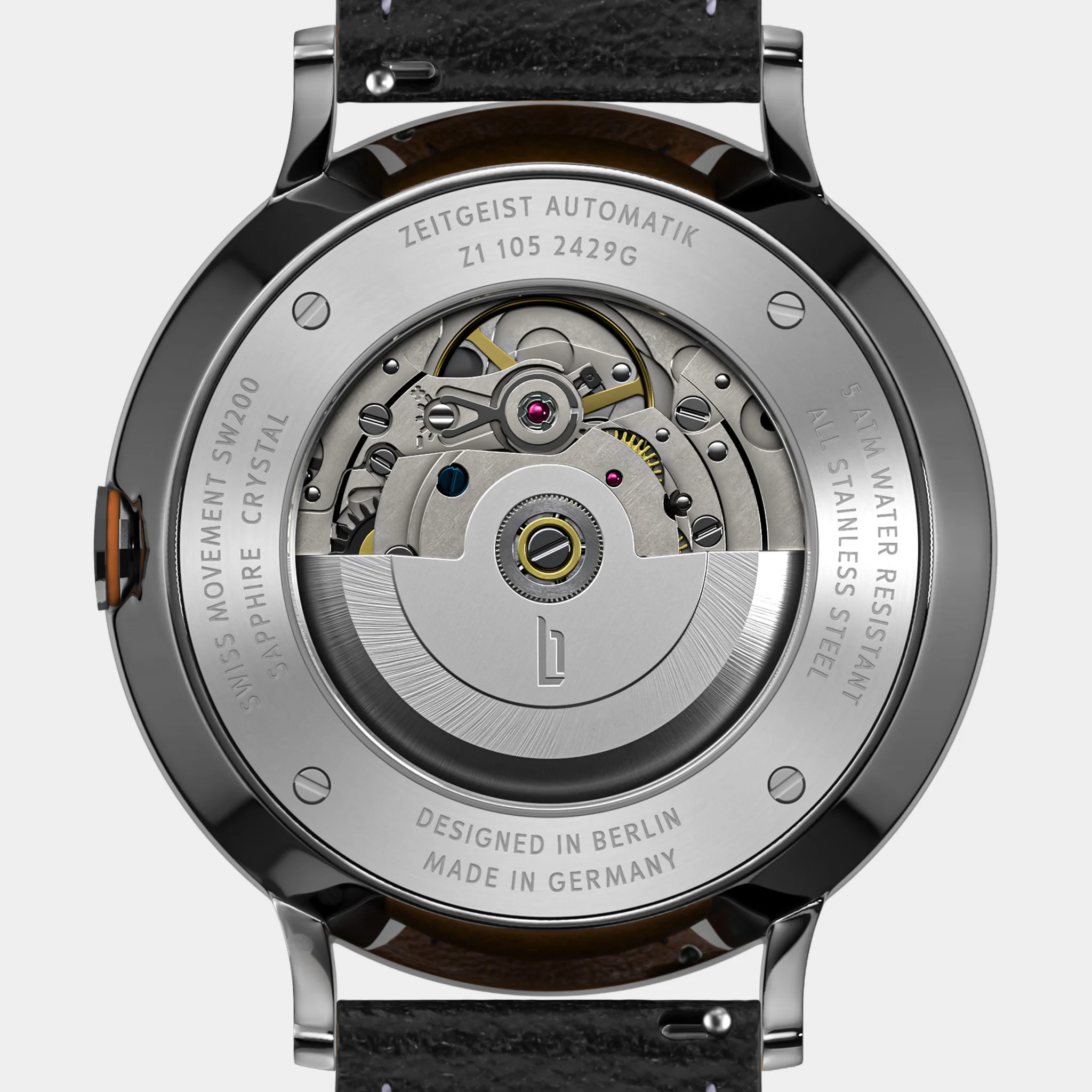 Zeitgeist Automatik – Dark Silver Orange - Image 2