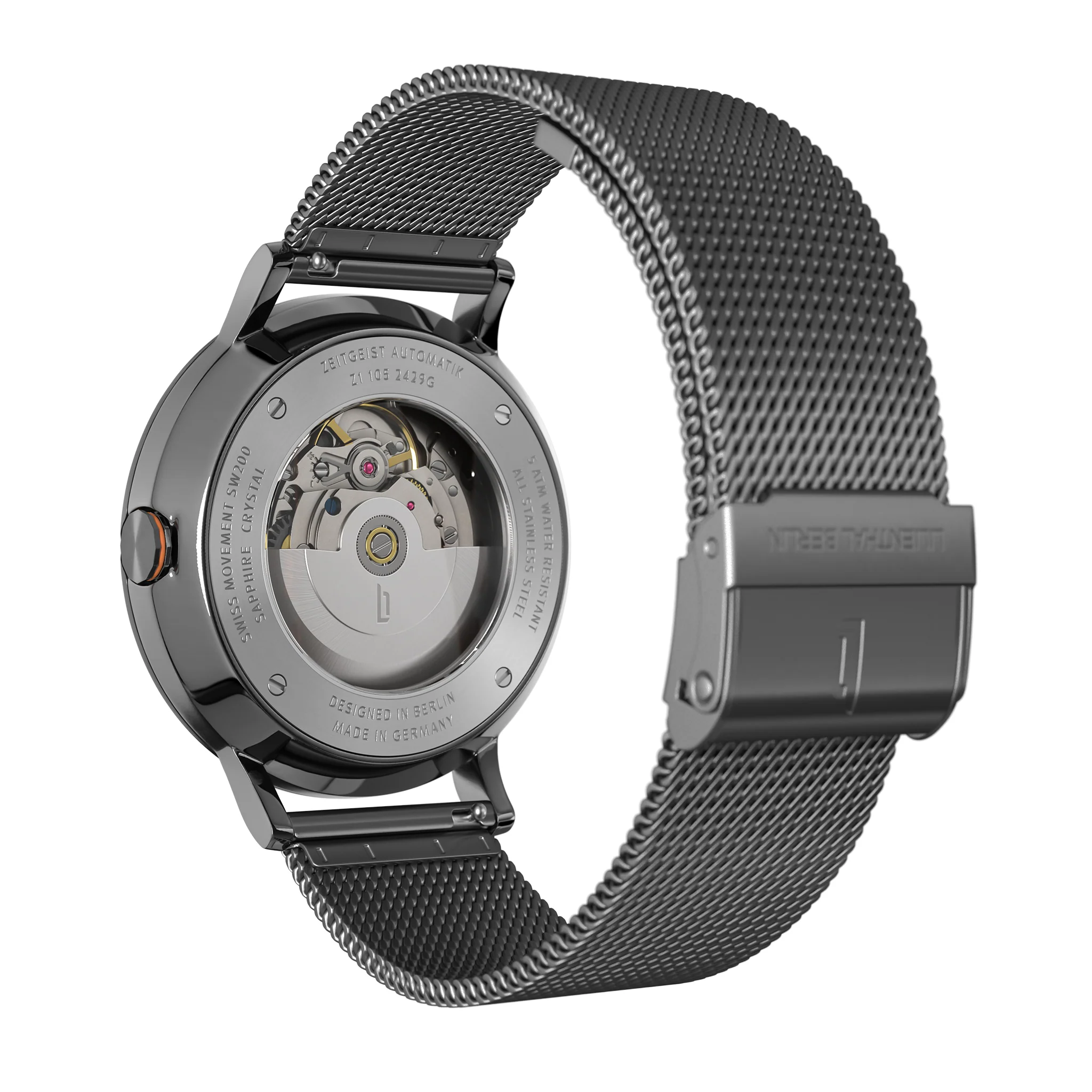 Zeitgeist Automatik – Dark Silver Orange - Image 10