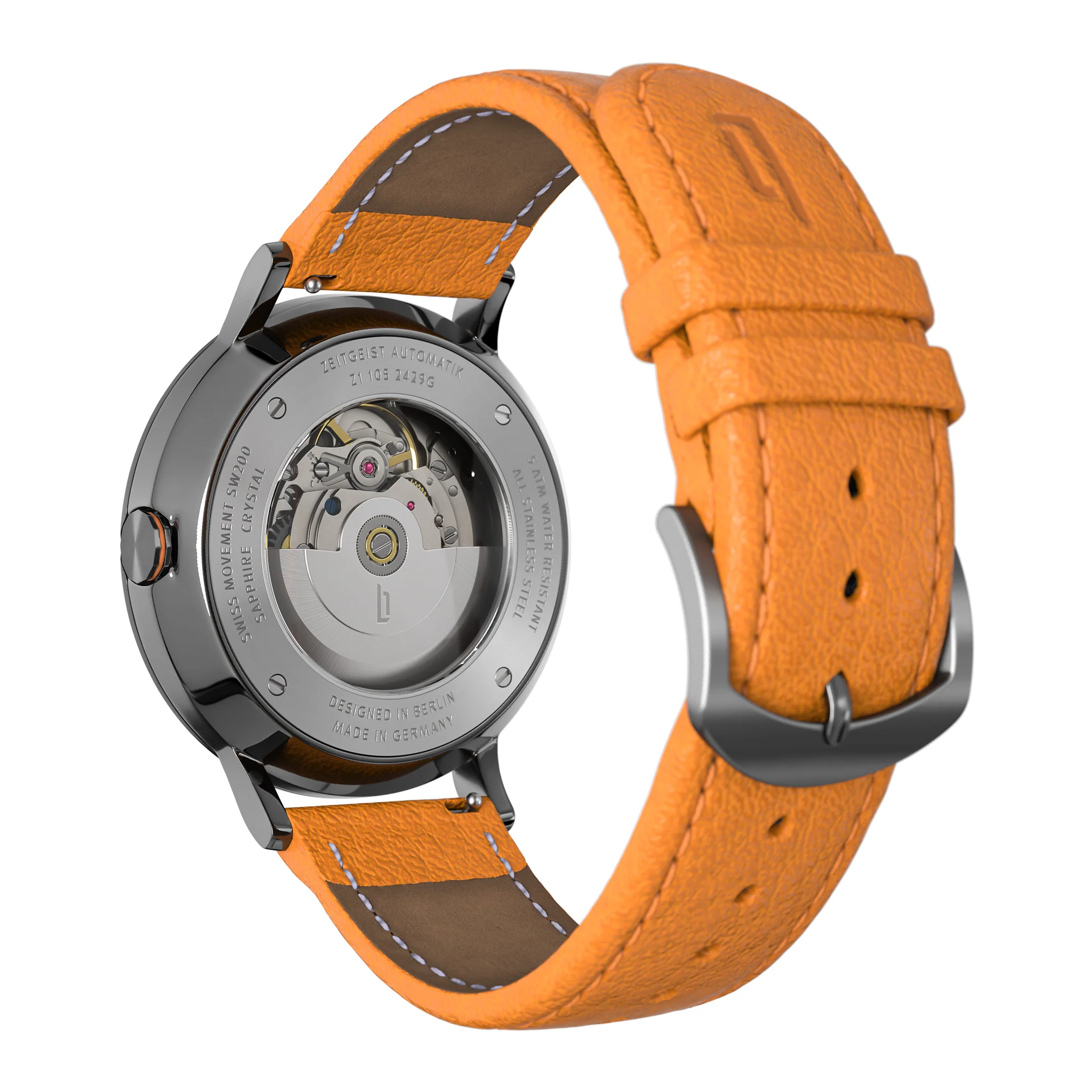 Zeitgeist Automatik – Dark Silver Orange - Image 10
