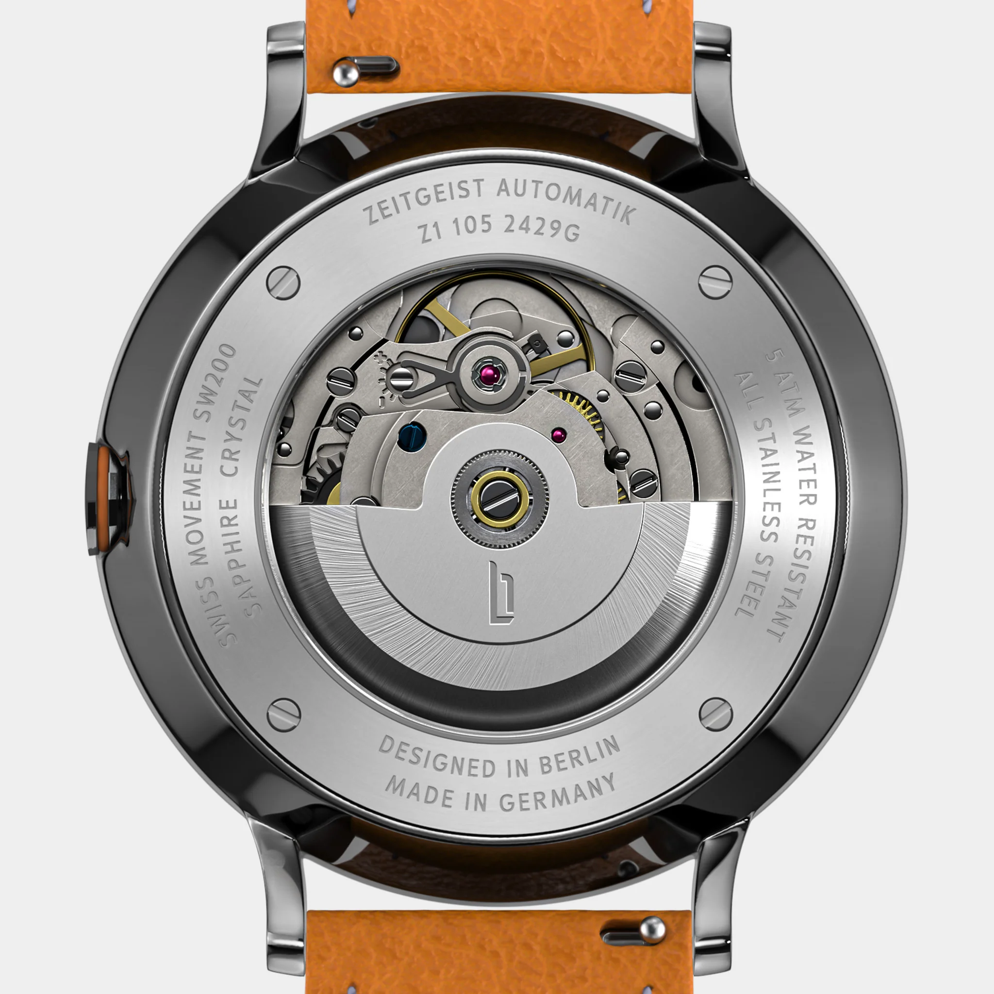 Zeitgeist Automatik – Dark Silver Orange - Image 9