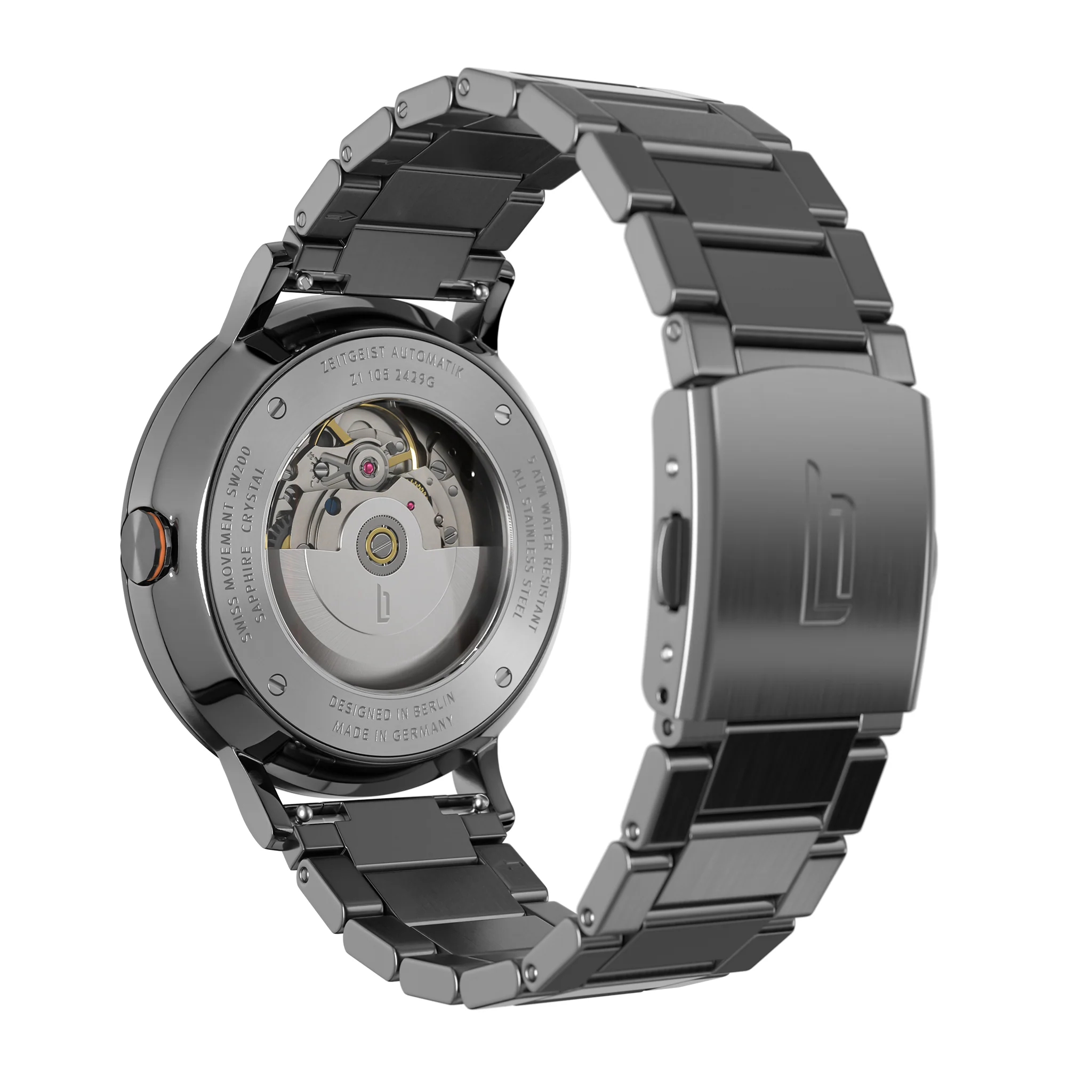 Zeitgeist Automatik – Dark Silver Orange - Image 10