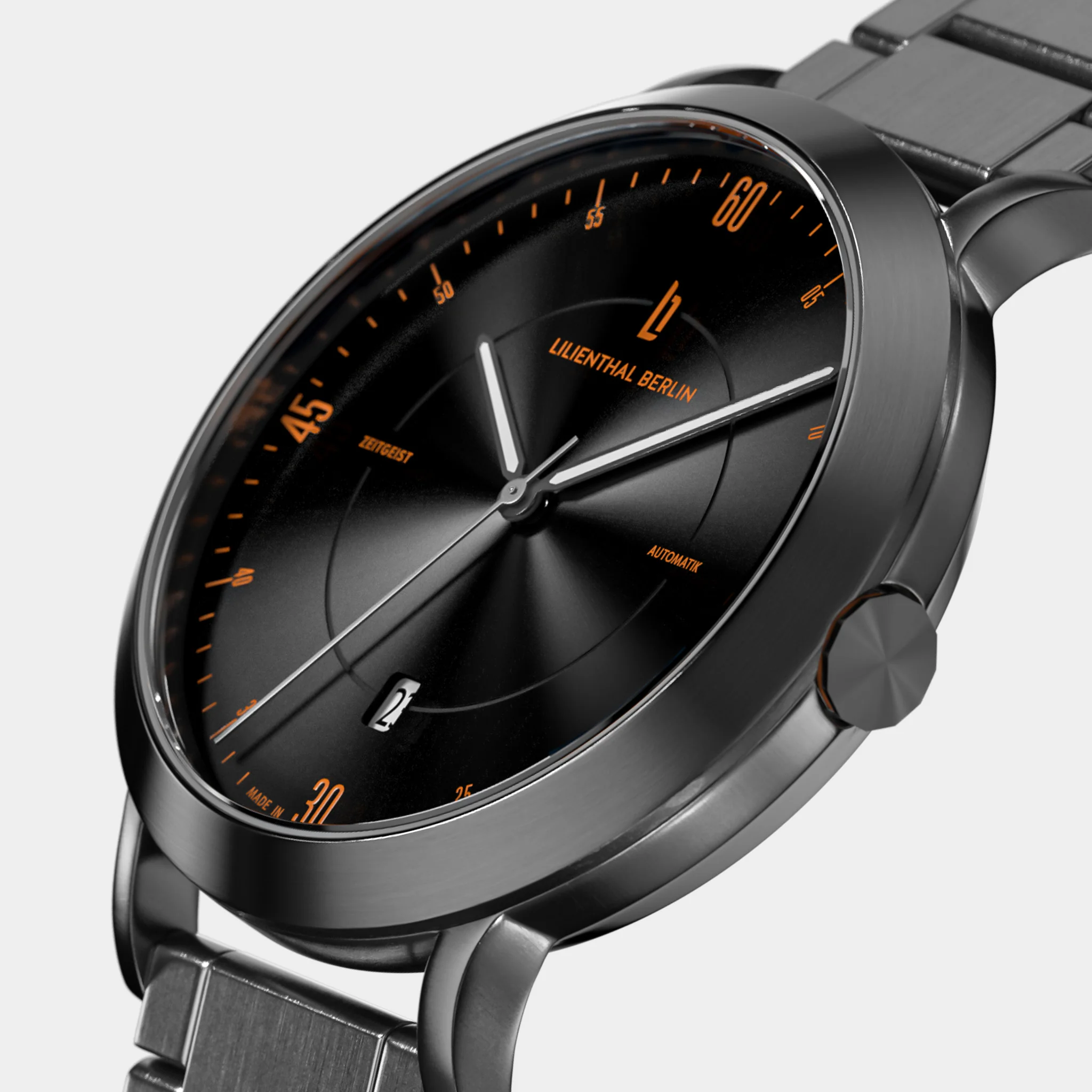 Zeitgeist Automatik – Dark Silver Orange - Image 3