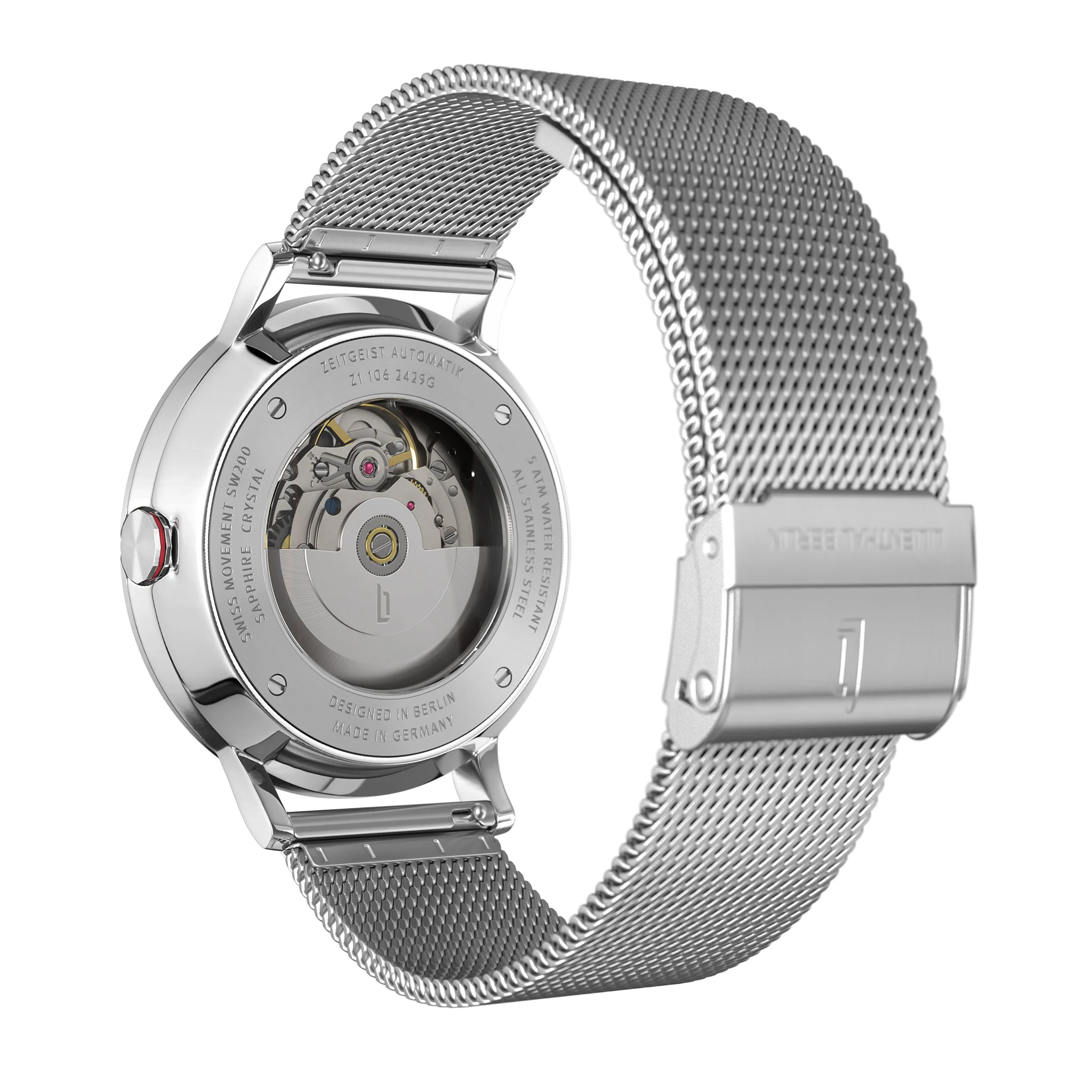 Zeitgeist Automatik – Silver Bordeaux - Image 9